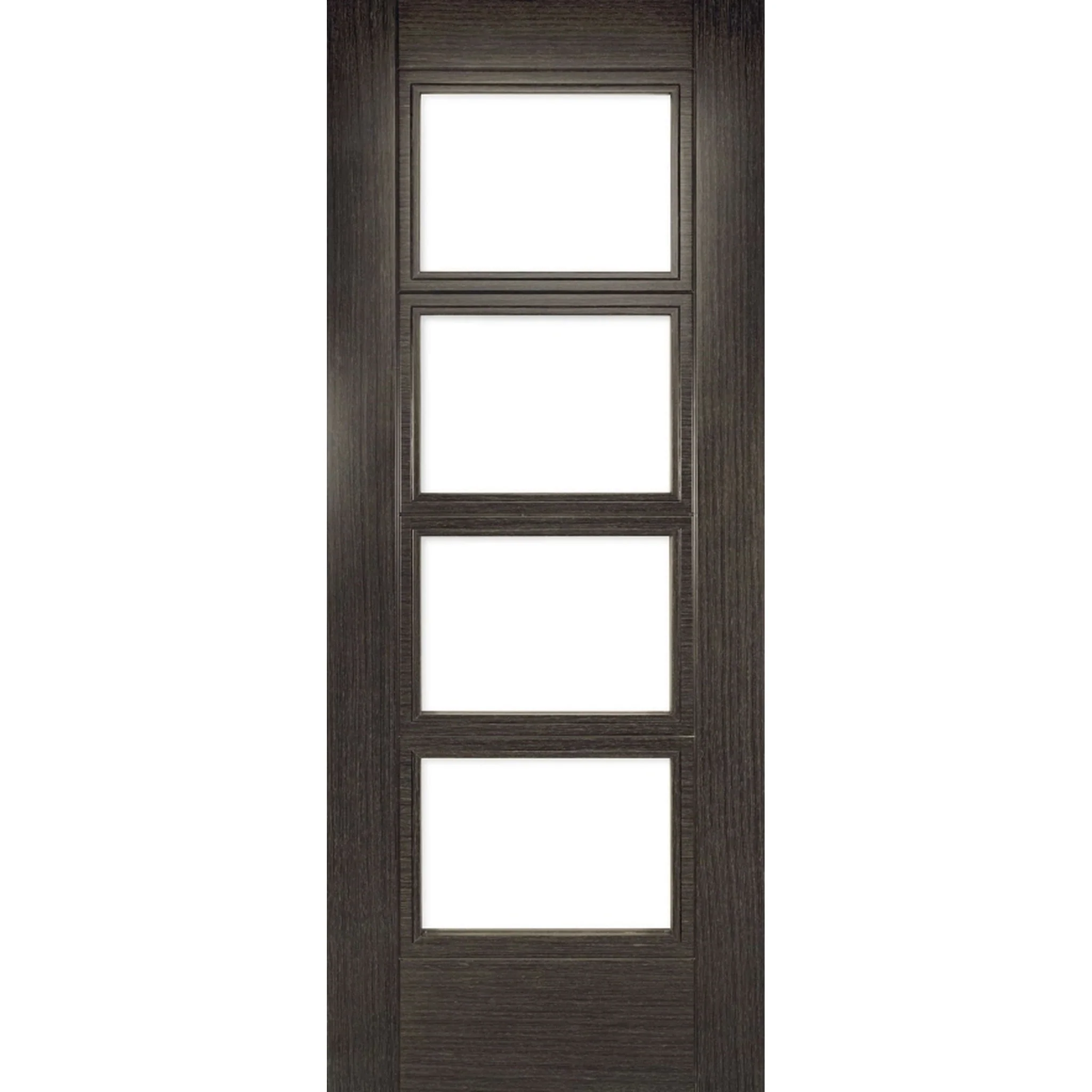 Montreal Glazed Prefinished Dark Grey Ash Door