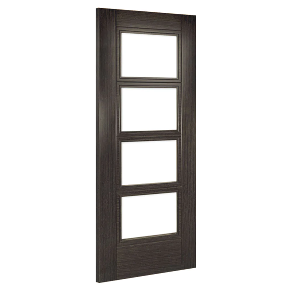 Montreal Glazed Prefinished Dark Grey Ash Door - Image 2