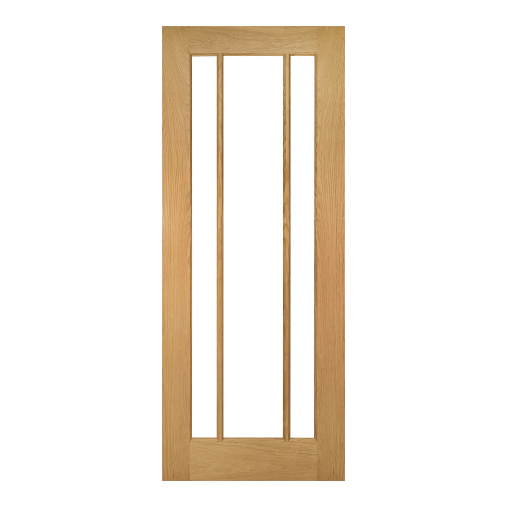 Norwich Modern Glazed Oak Door
