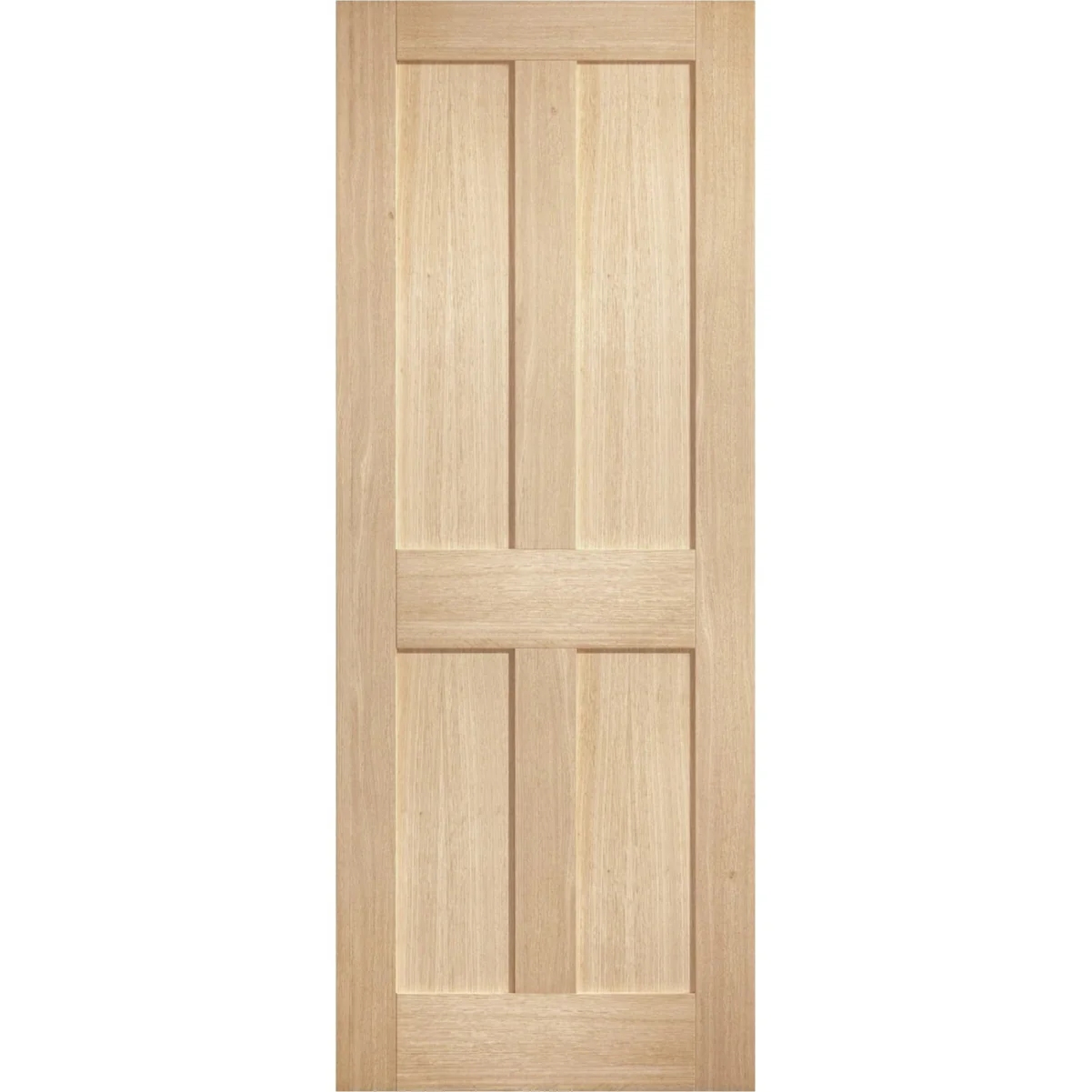 Oak Victorian 4 Panel Unfinished Internal Door