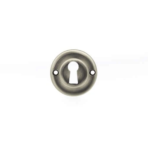 Old English Solid Brass Key Escutcheon Pair - Image 23