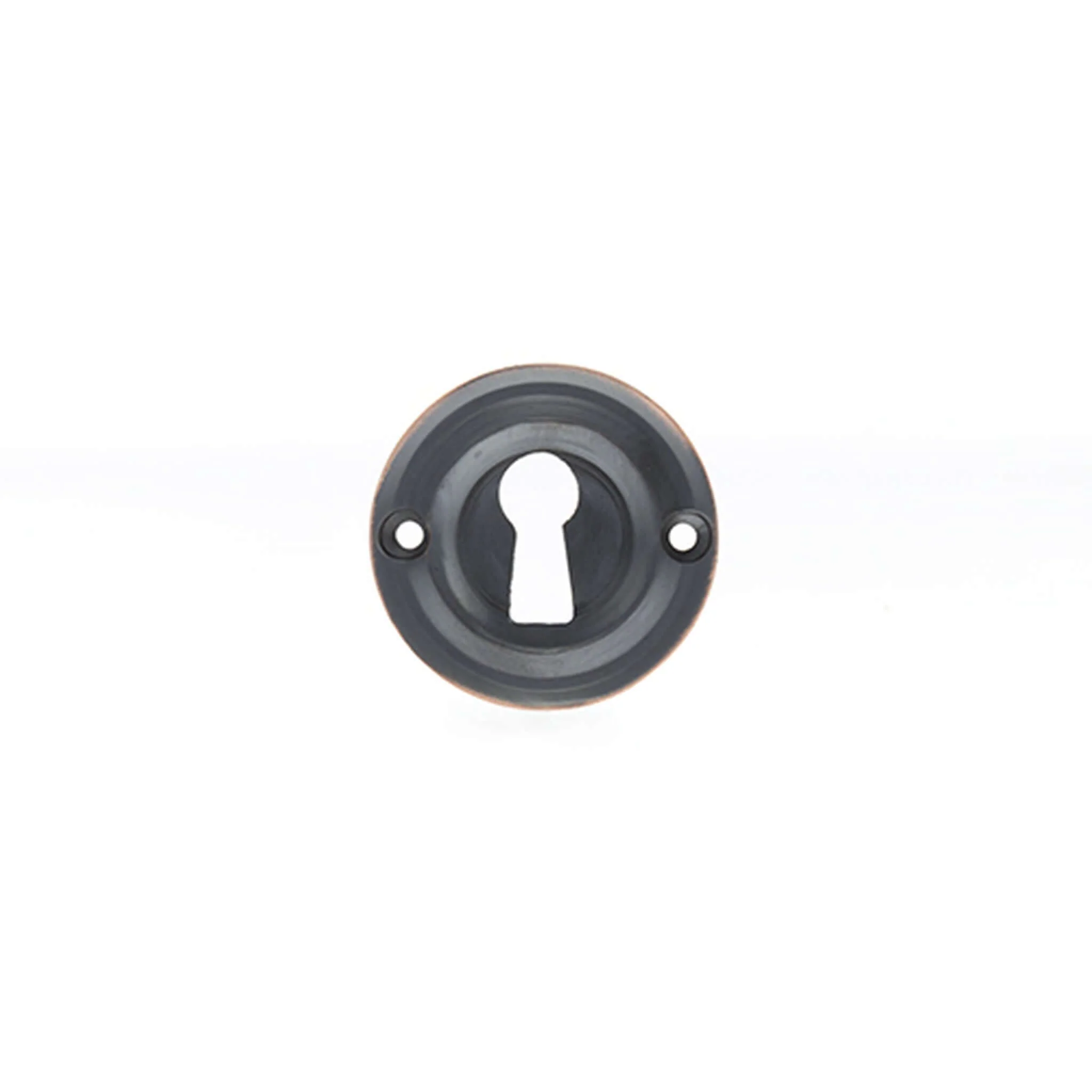 Old English Solid Brass Key Escutcheon Pair - Image 30
