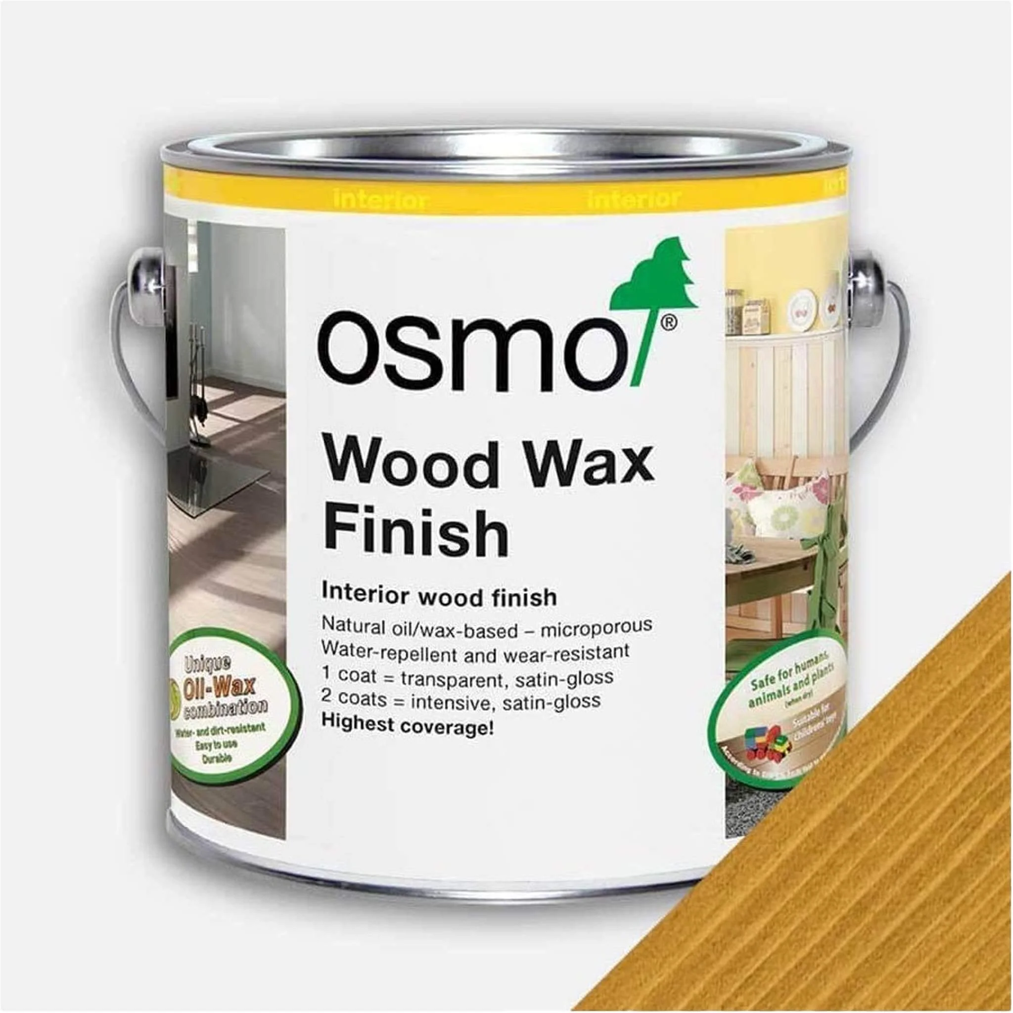 Osmo Wood Wax Finish - Oak