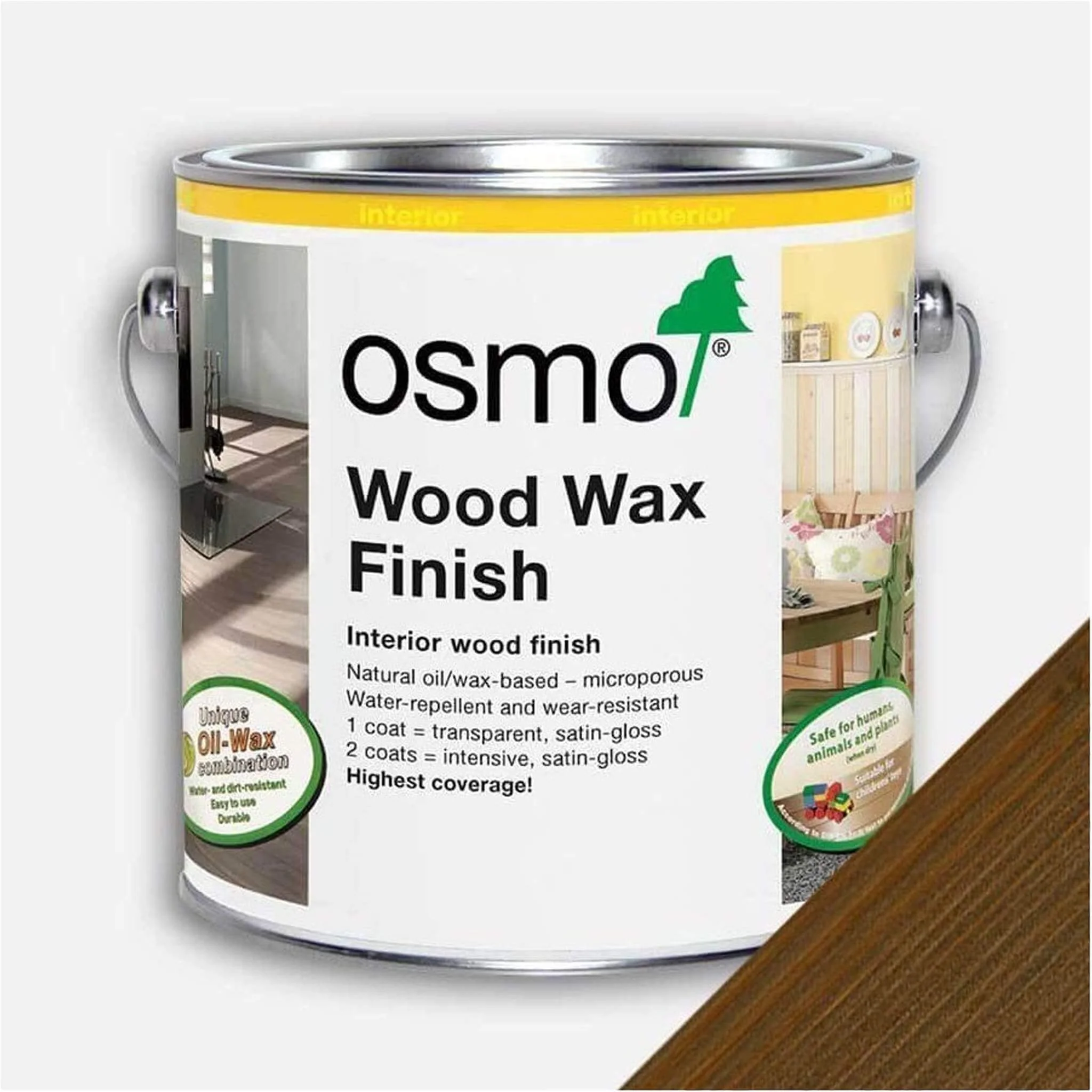 Osmo Wood Wax Finish - Oak Antique