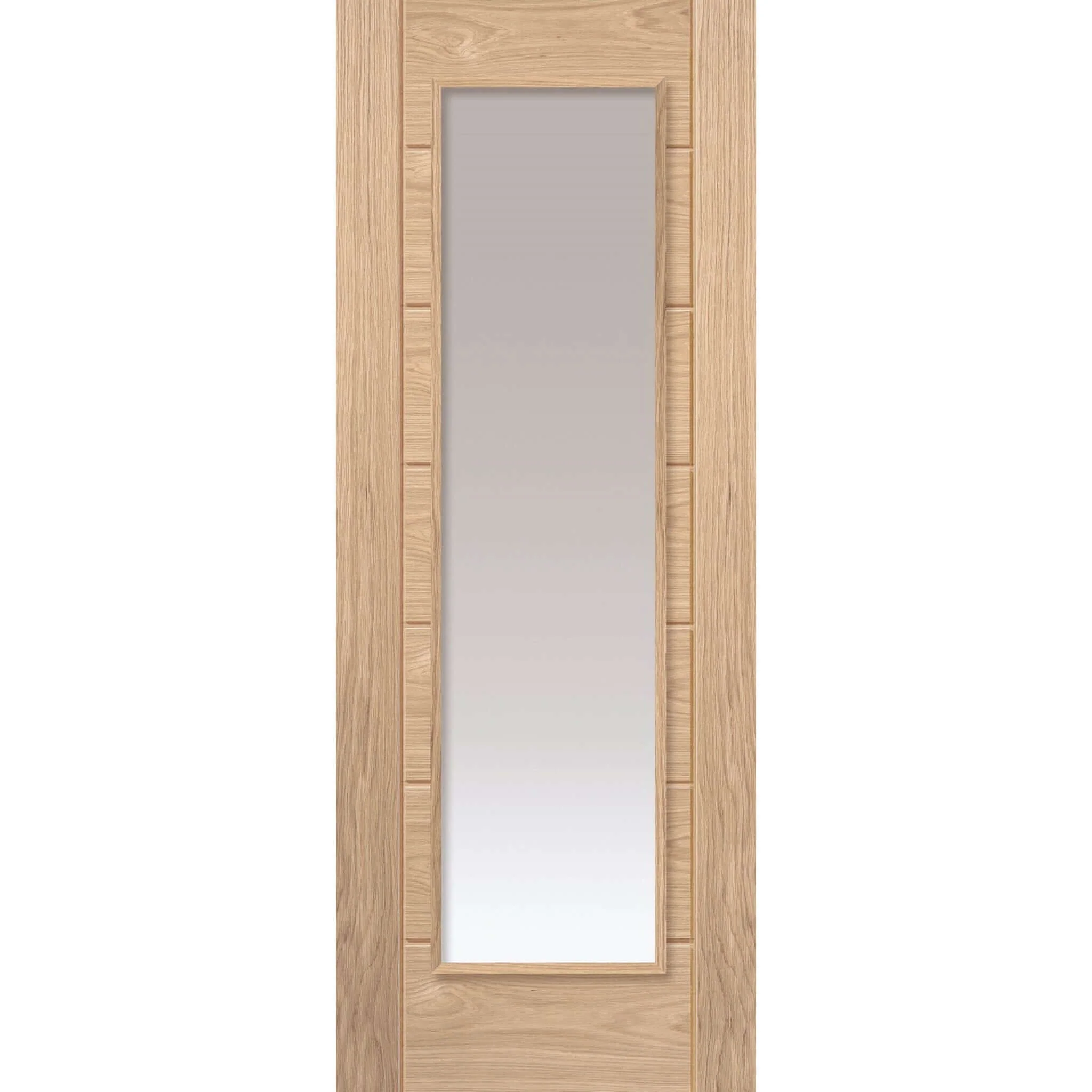Palomino Unfinished Oak Glazed Internal Door