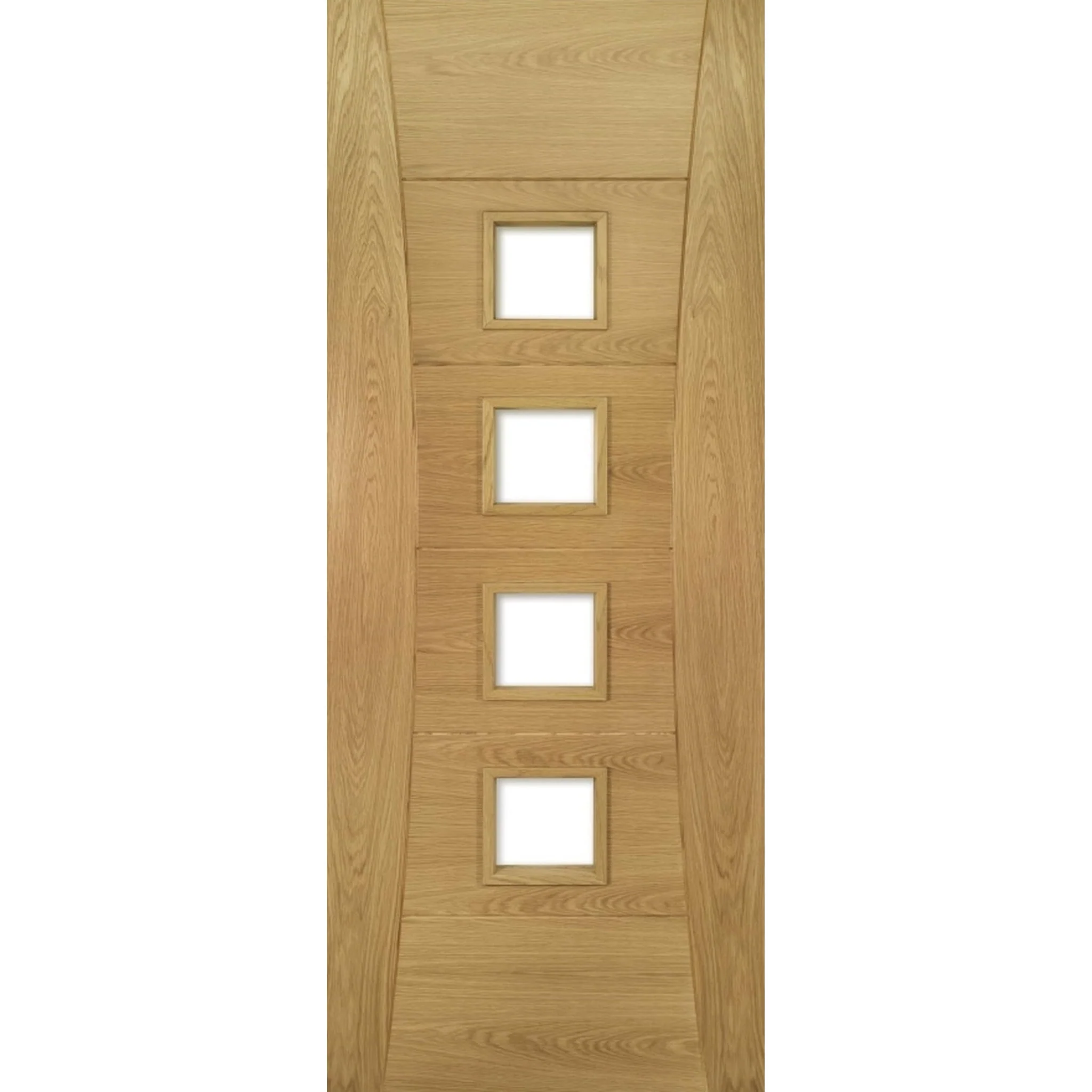 Pamplona Prefinished Glazed Oak Door