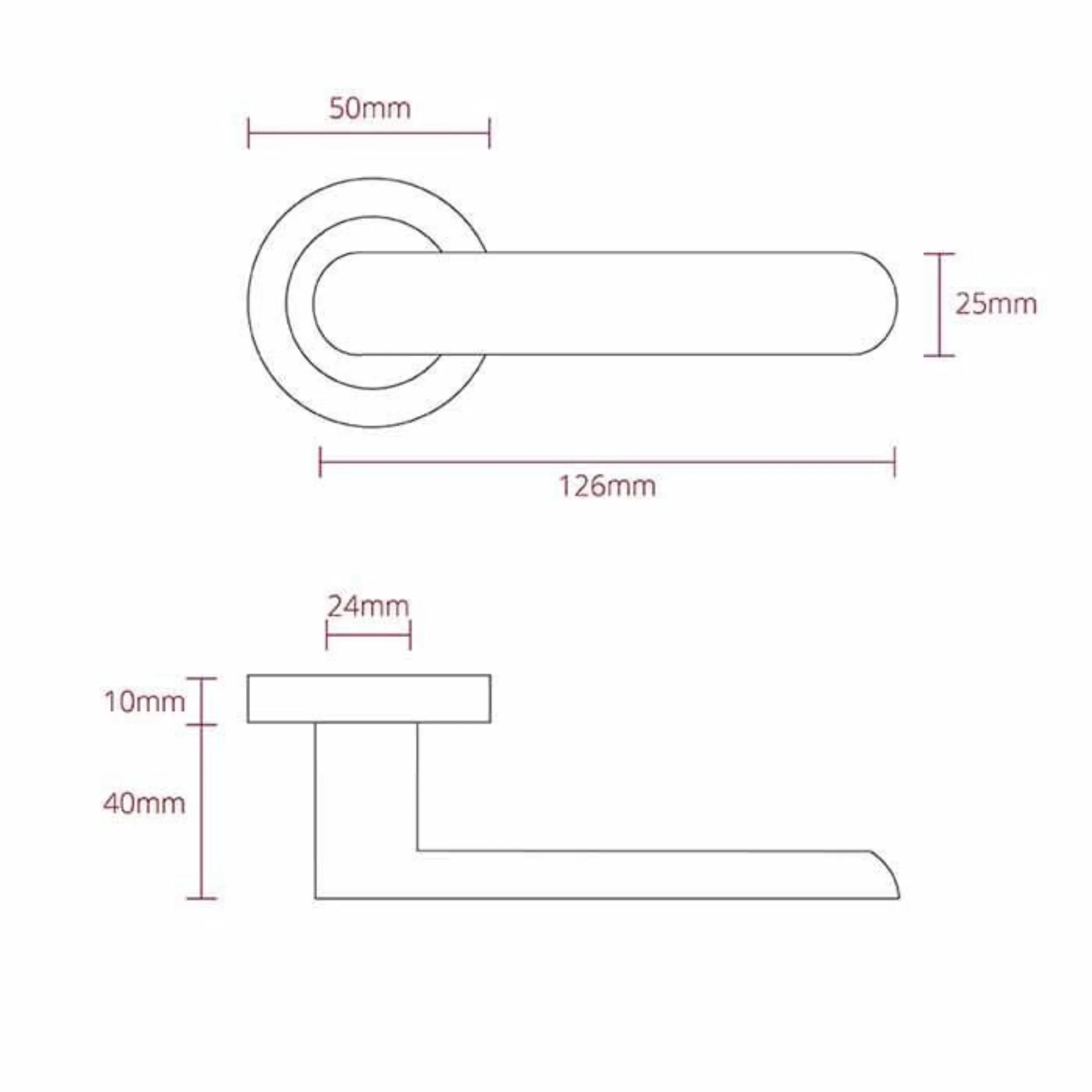 Parga Door Lever - Image 4