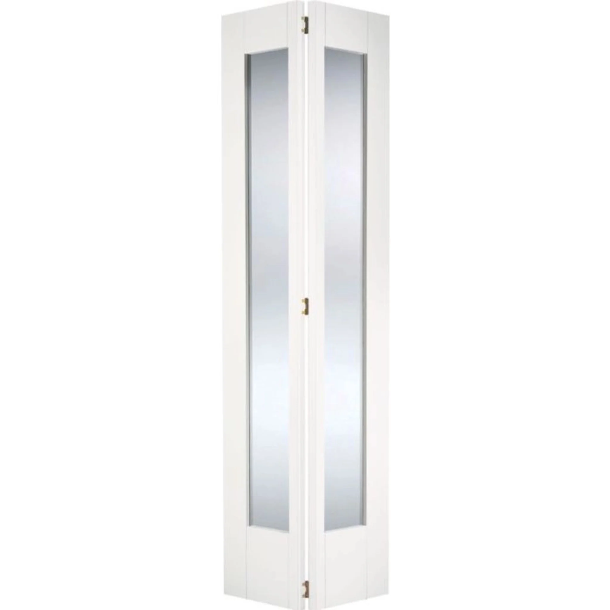 Pattern 10 Glazed White Primed Bi-Fold Door