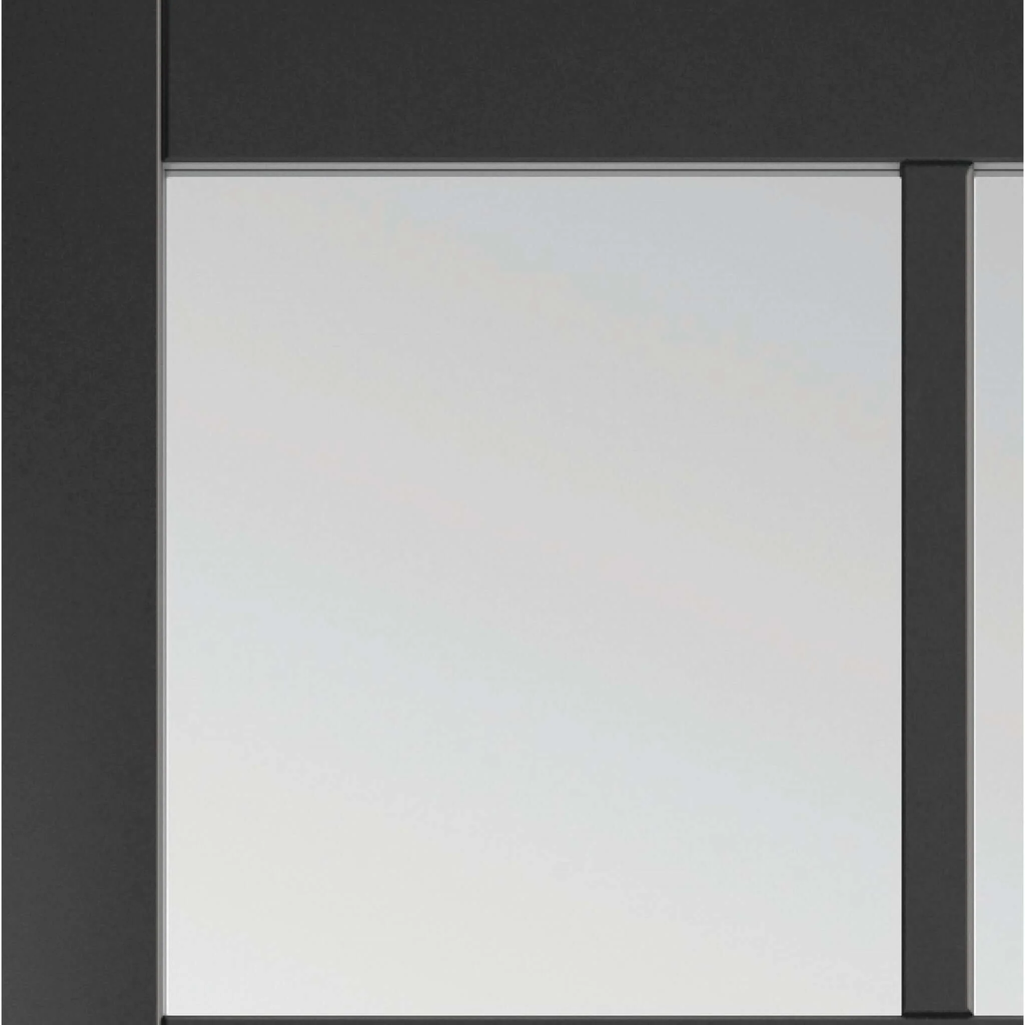 Plaza Black Clear Glass Internal Door - Image 4
