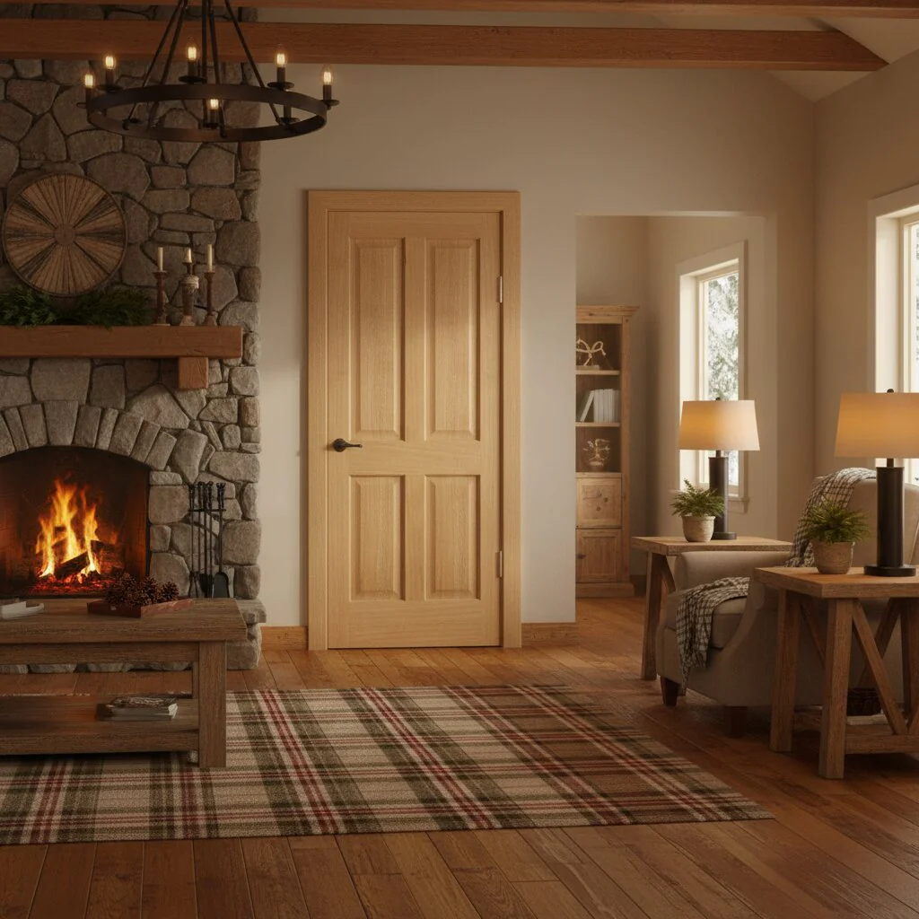 Prefinished Oak Regency 4P Non Raised FD30 - Image 2