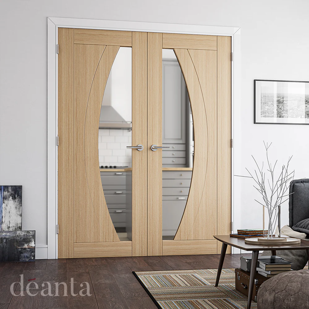 Ravello Prefinished Oak Glazed Door - Image 3