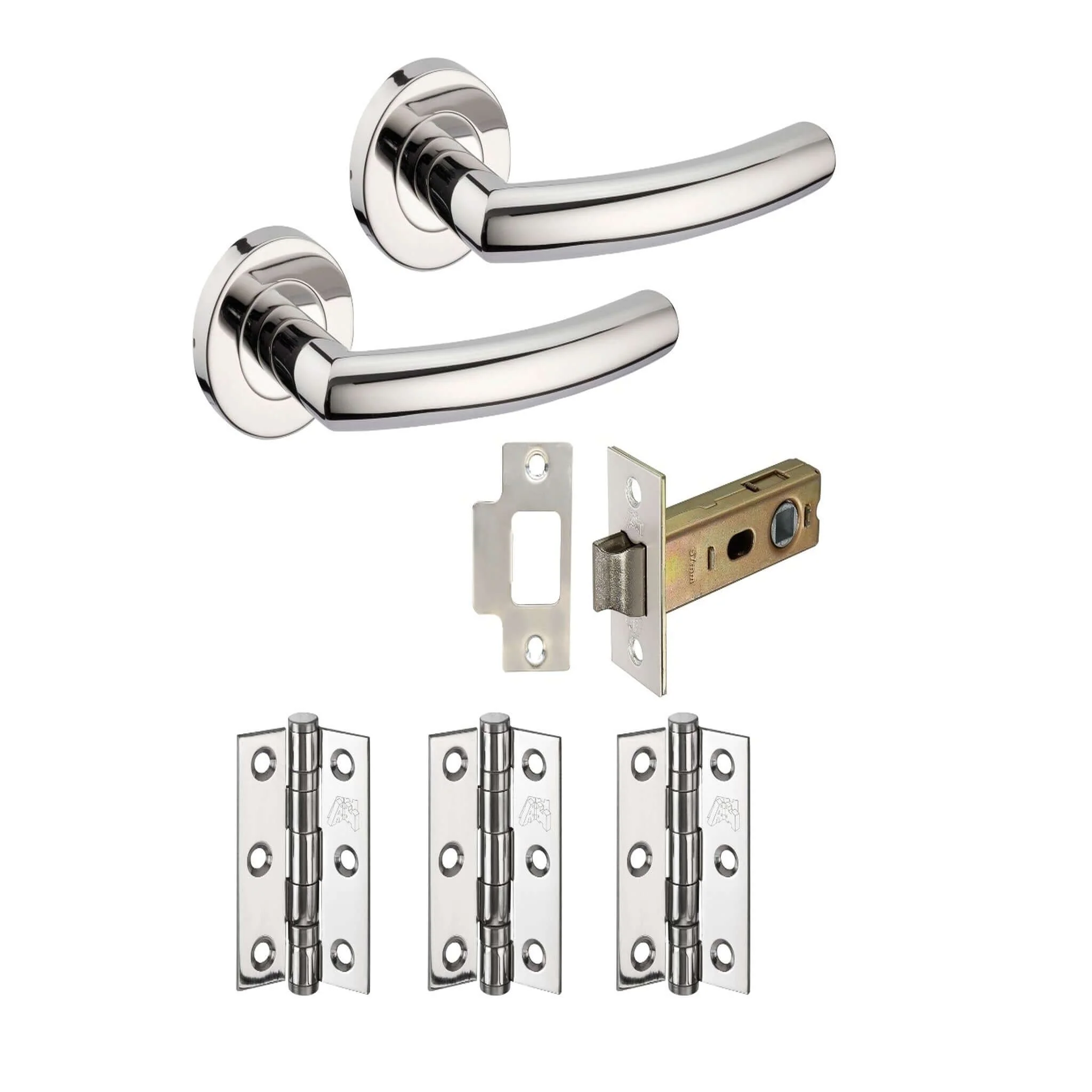Raven Polished Standard Latch Pack