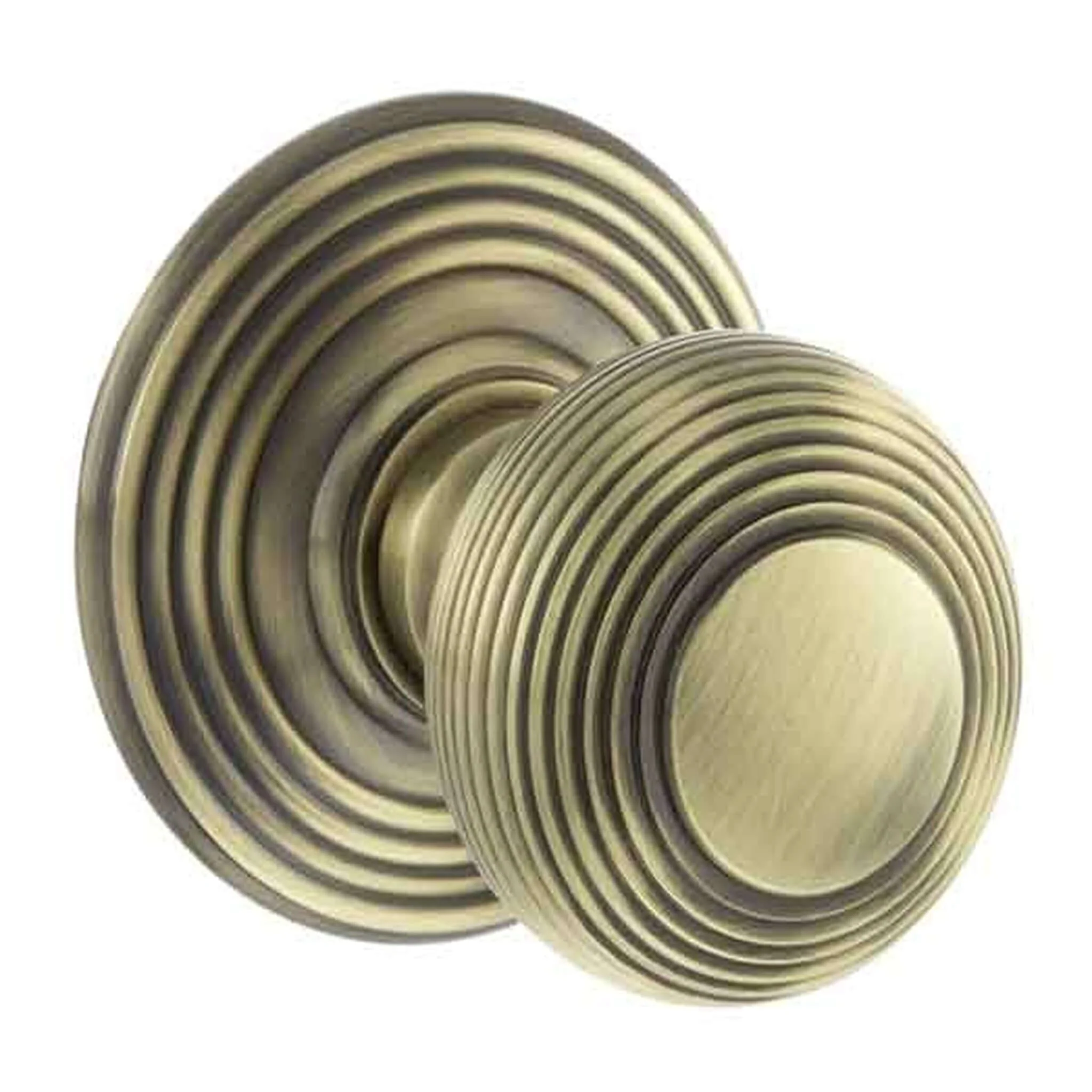 Ripon Round Reeded Mortice Door Knob