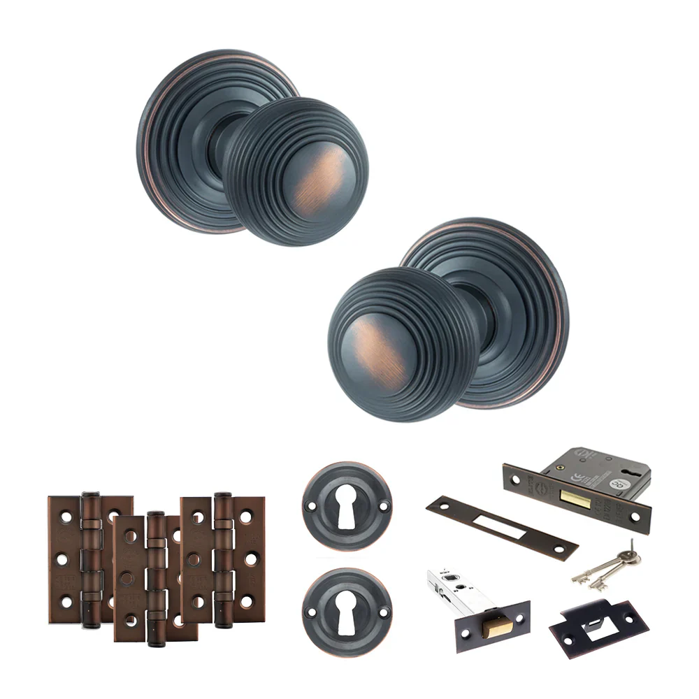 Ripon Round Reeded Mortice Door Knob - Image 18