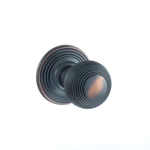 Ripon Round Reeded Mortice Door Knob - Image 2