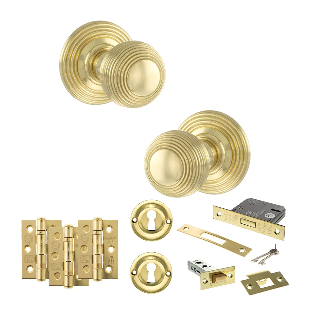 Ripon Round Reeded Mortice Door Knob - Image 33