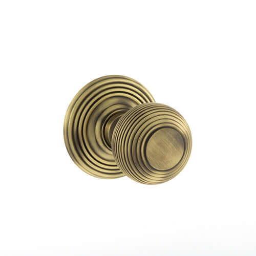 Ripon Round Reeded Mortice Door Knob - Image 4