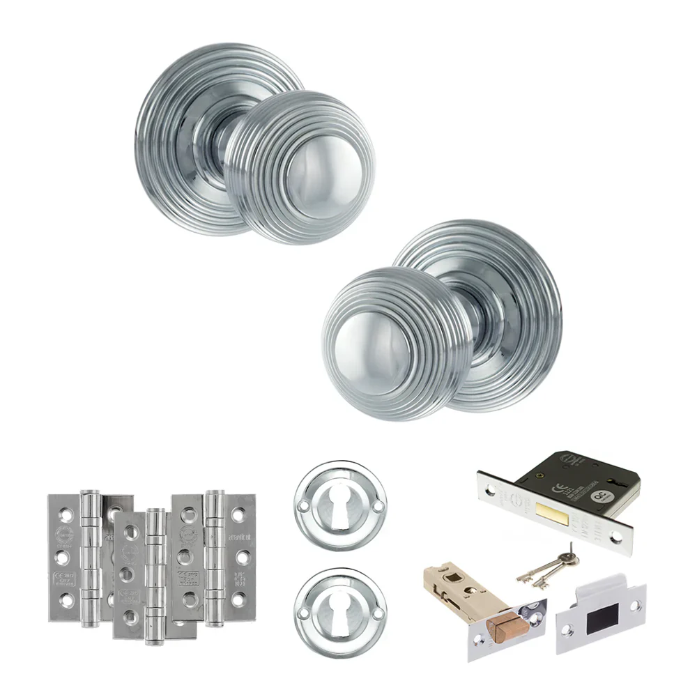 Ripon Round Reeded Mortice Door Knob - Image 40