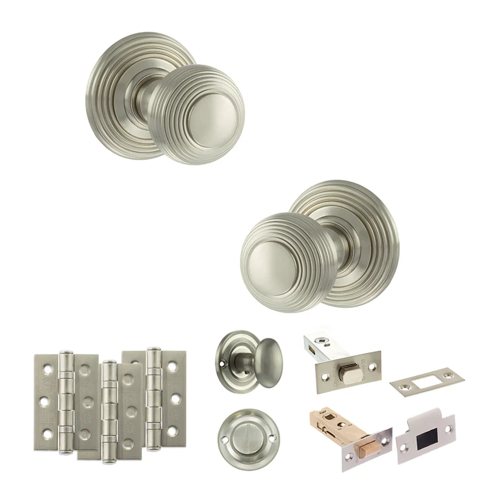 Ripon Round Reeded Mortice Door Knob - Image 48