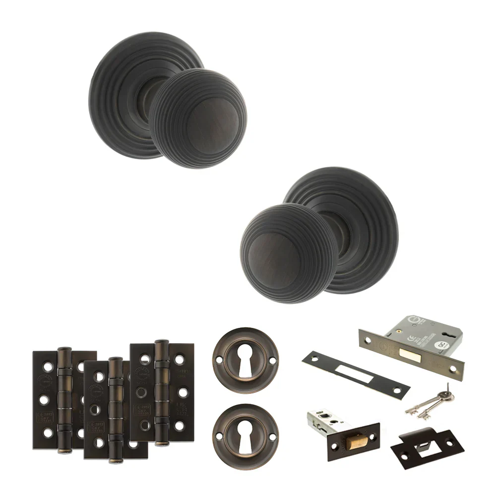 Ripon Round Reeded Mortice Door Knob - Image 56