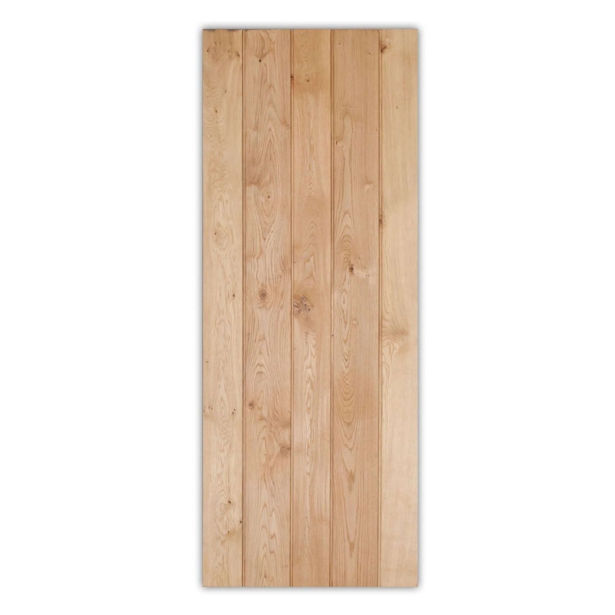 Rustic Bead & Butt Oak Ledged Door - Image 2