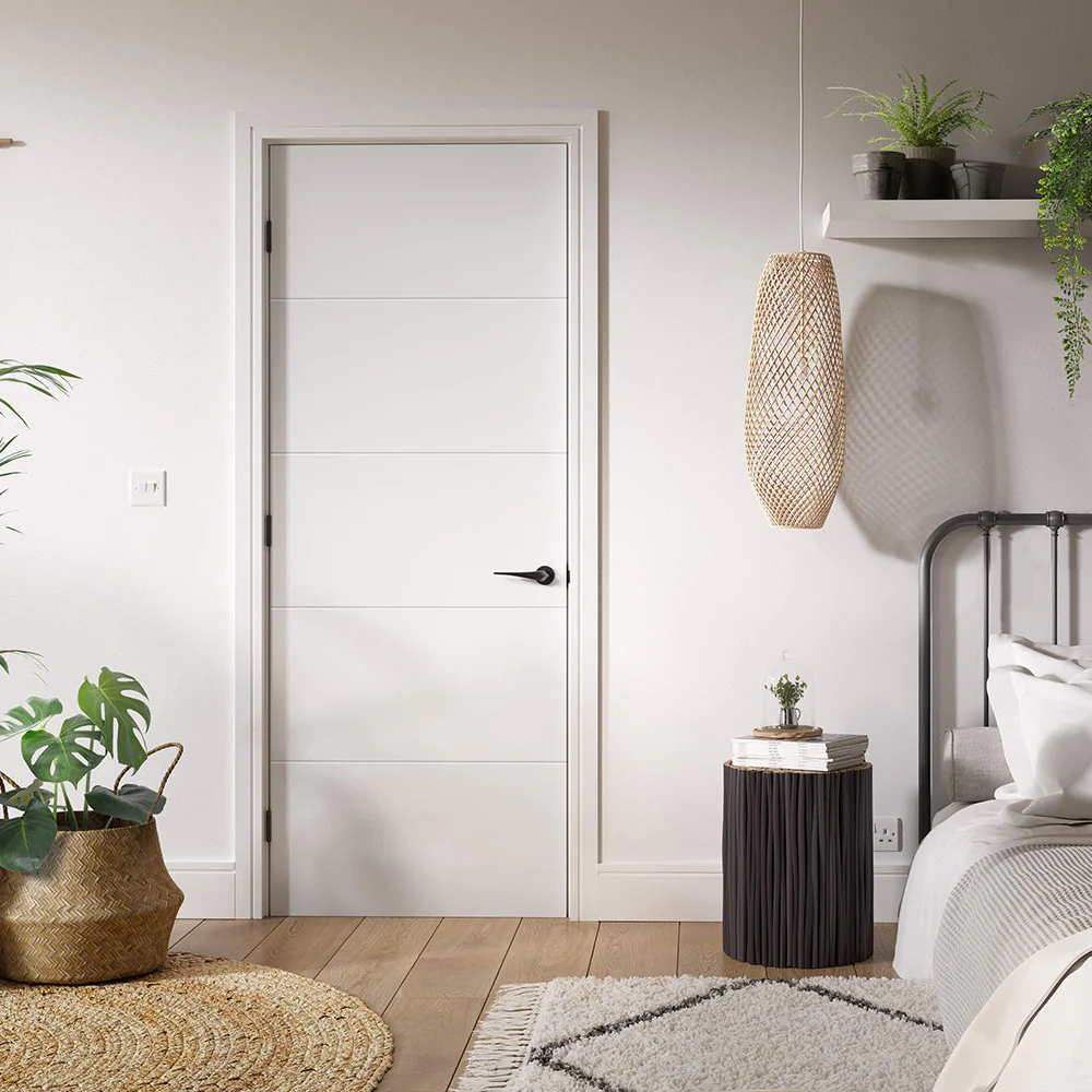 Santandor White Primed FD30 Internal Fire Door - Image 2