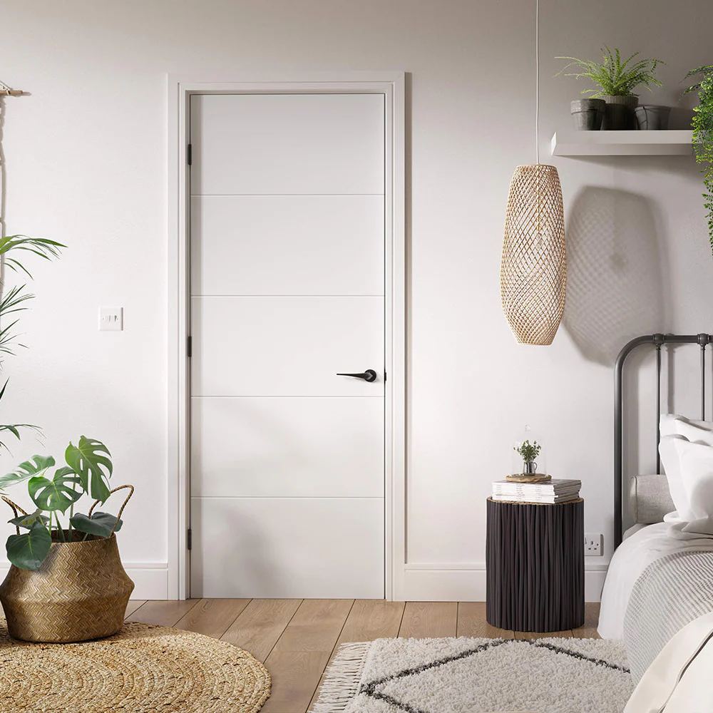 Santandor White Primed Internal Door - Image 2
