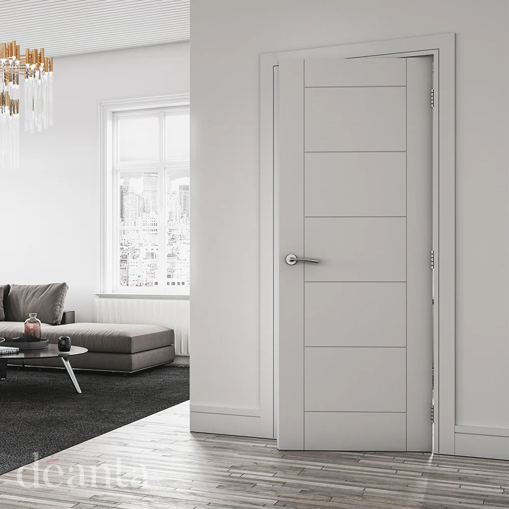 Seville White Primed Door - Image 3
