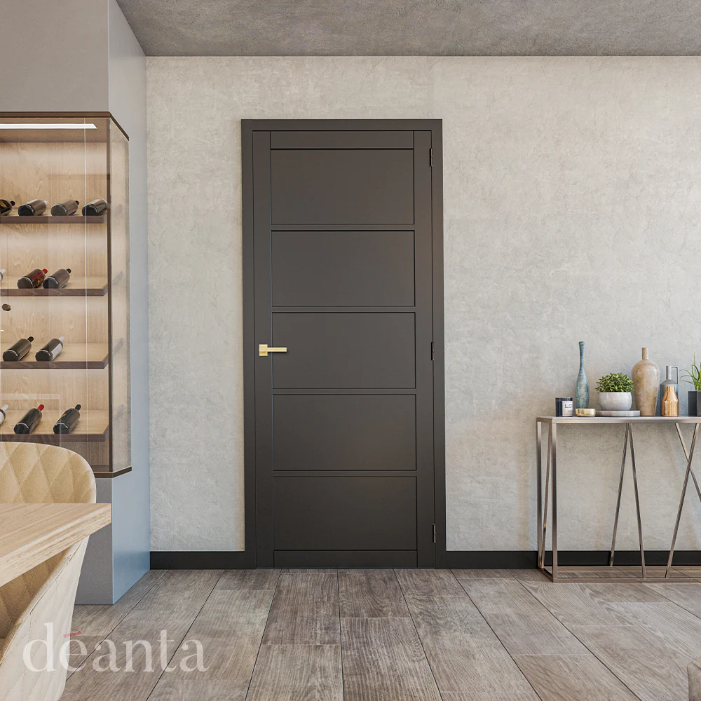 Shoreditch Black Prefinished Internal Door - Image 3