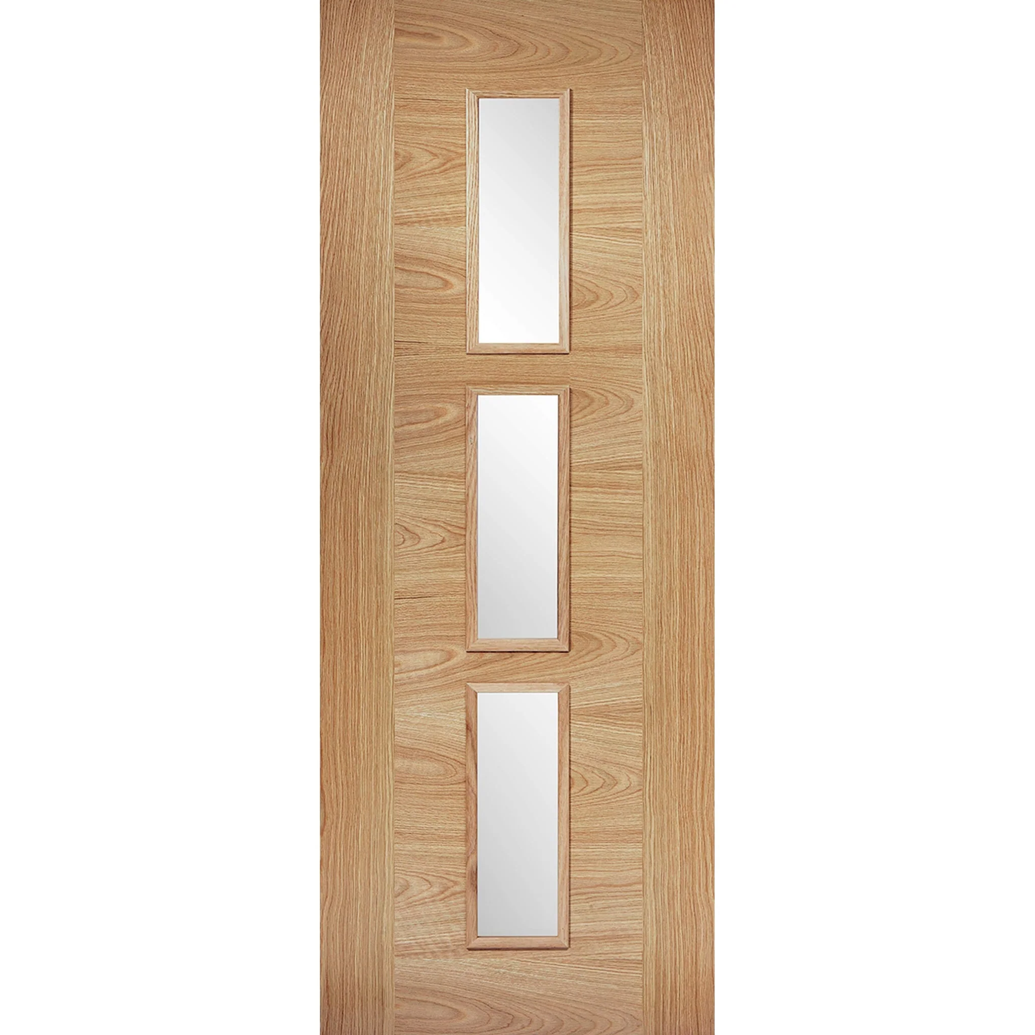 Sofia Prefinished Oak 3L Glazed Internal Door