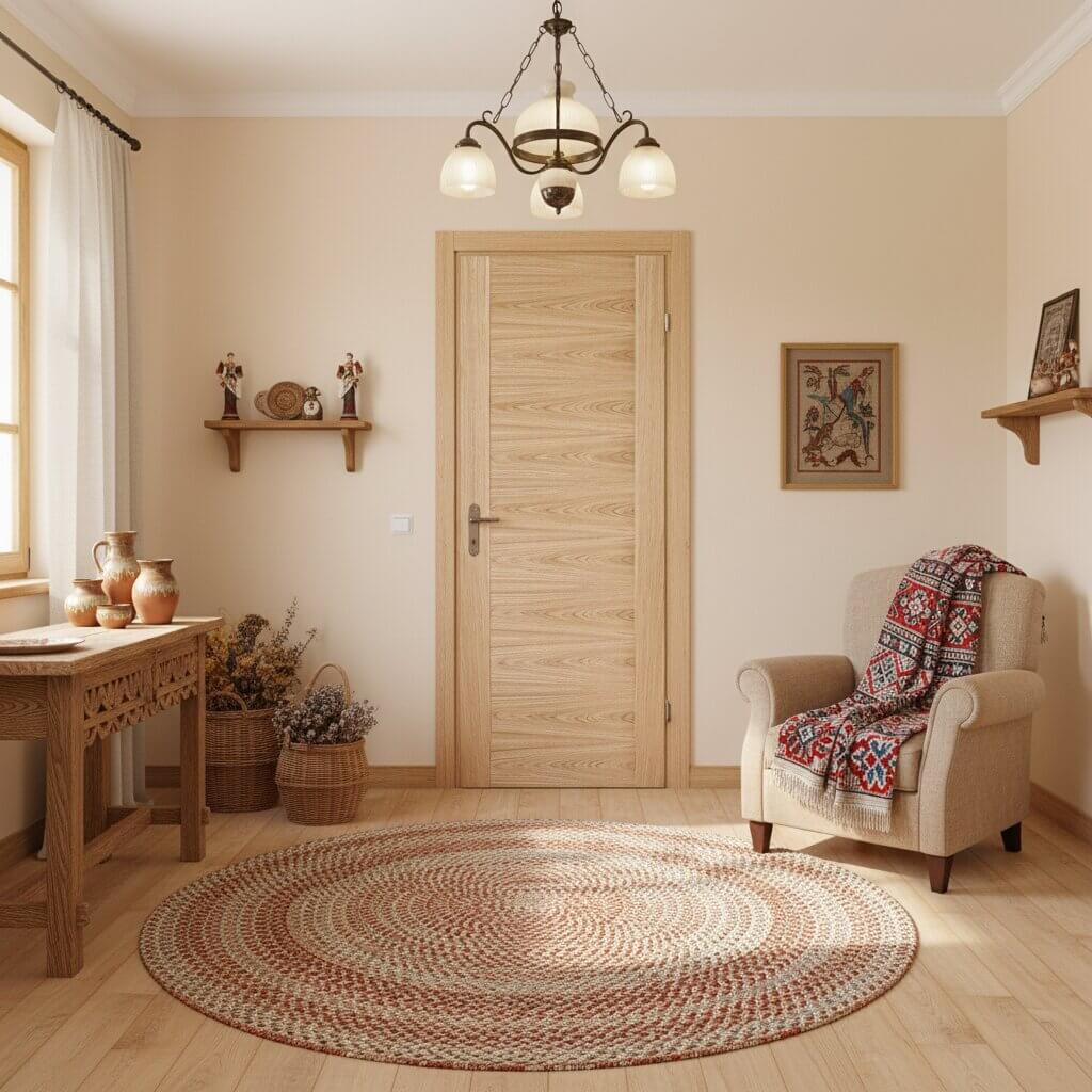 Sofia Prefinished Oak FD30 Internal Fire Door - Image 2