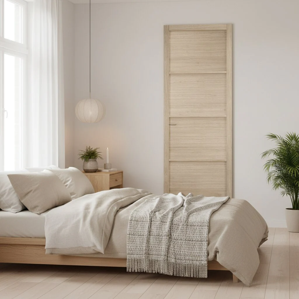 Soho 4L Prefinished Blonde Oak Door - Image 2
