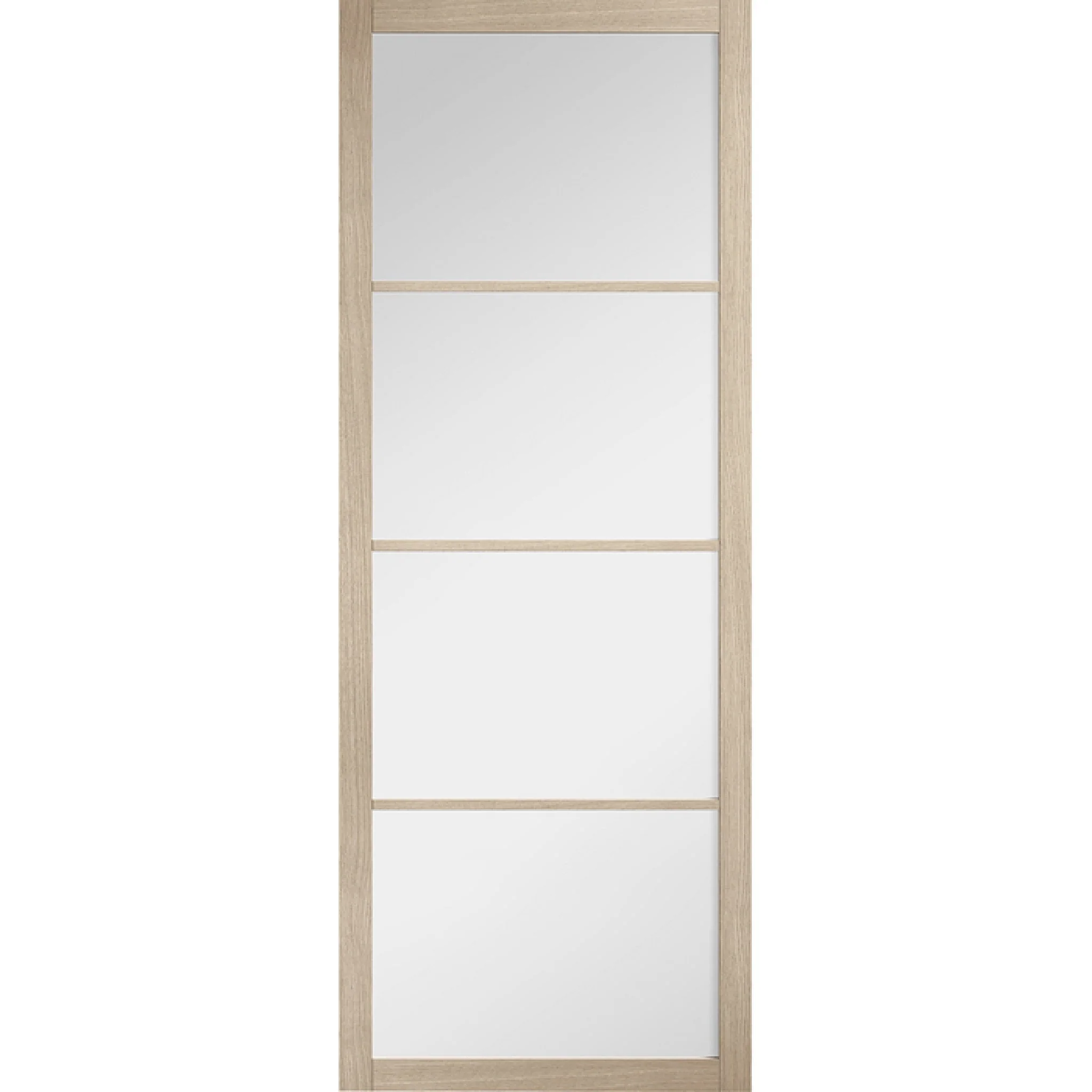 Soho 4L Prefinished Glazed Blonde Oak Door