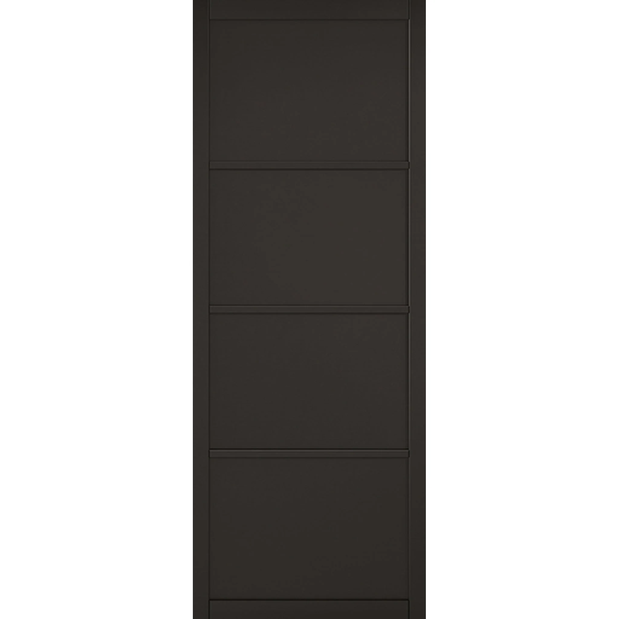 Soho Black 4P Internal Door