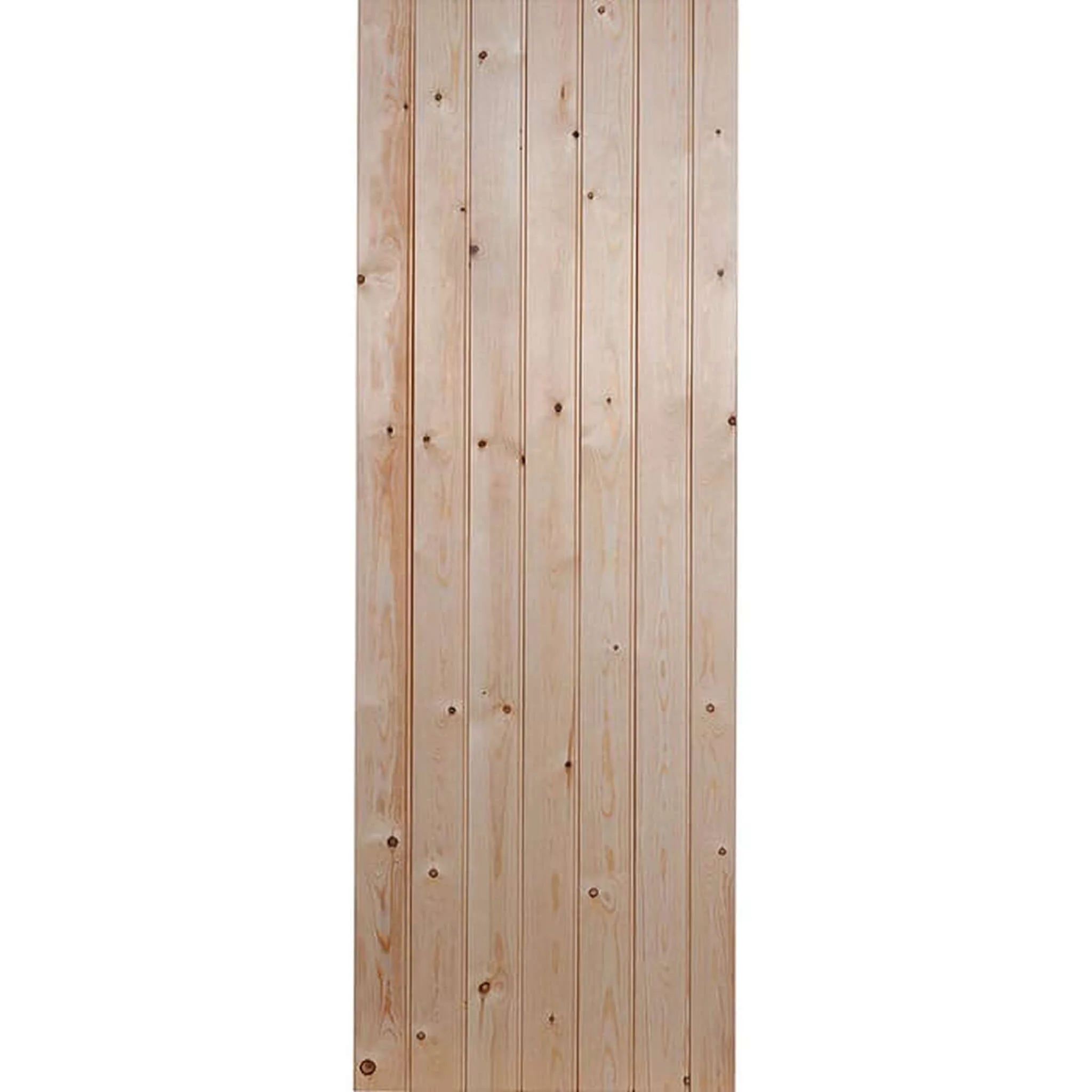 Solid Pine 3 Ledge Bead & Butt Internal Door - Image 2