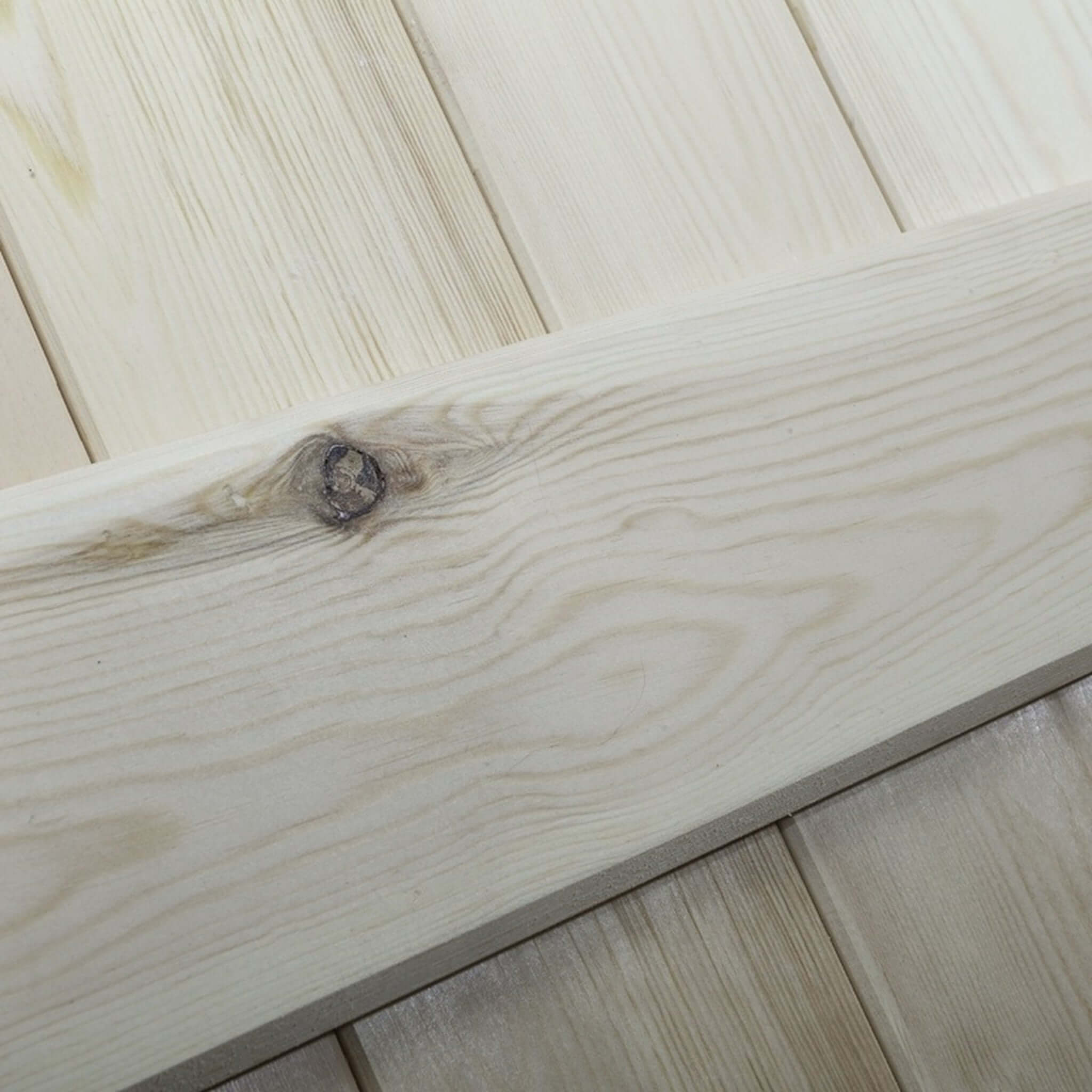 Solid Pine 3 Ledge V-Groove Internal Door - Image 3
