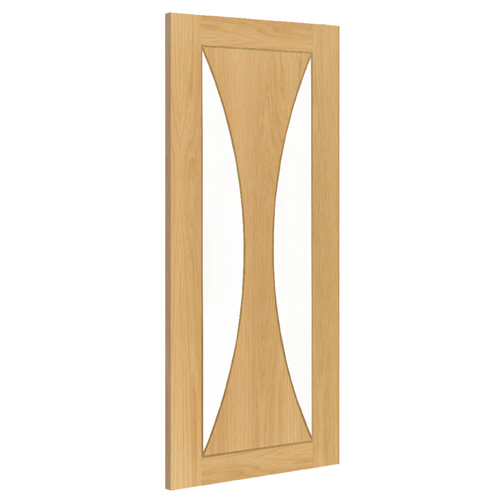 Sorrento Prefinished Oak Glazed Door - Image 2