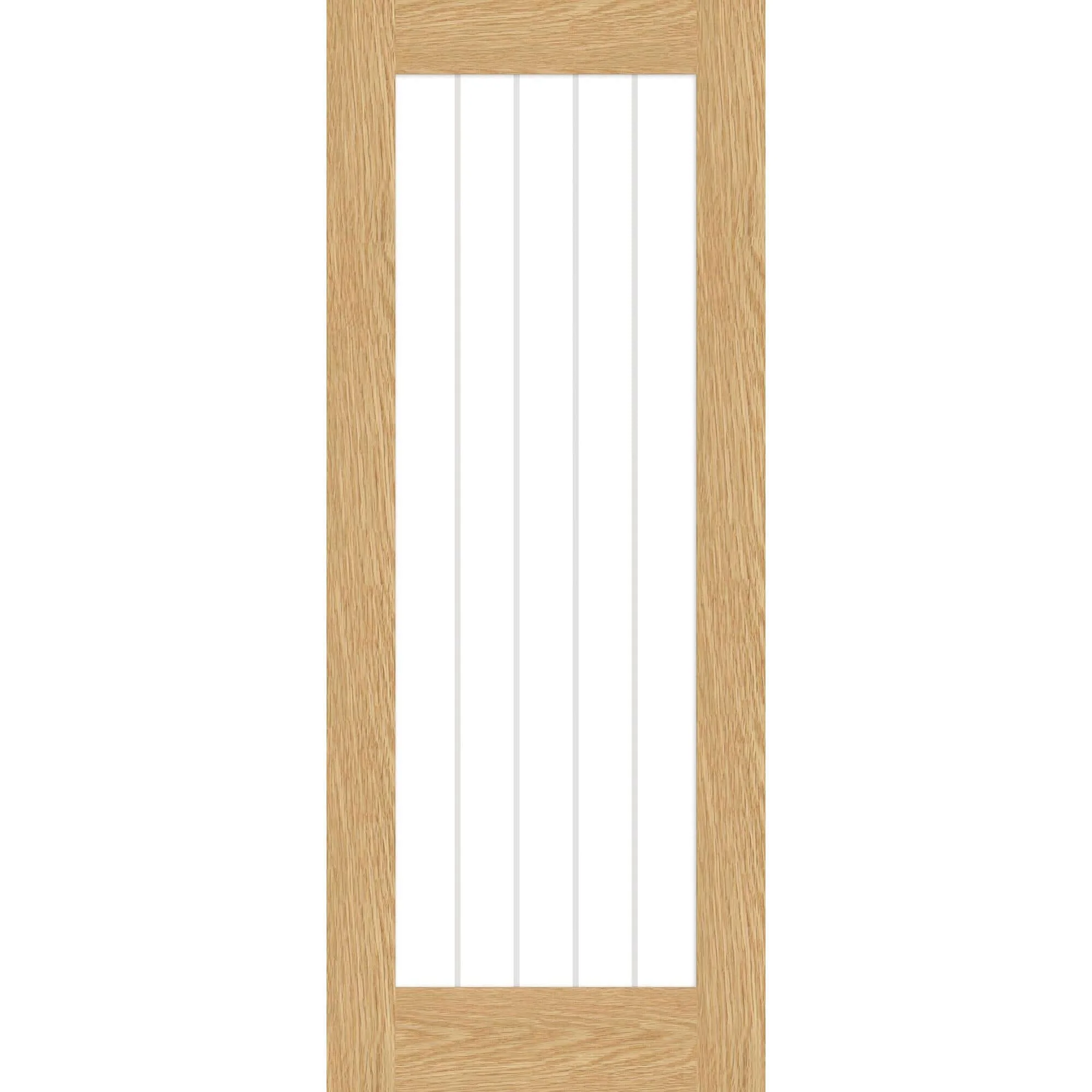 Suffolk Cottage Style Prefinished Oak Internal Glazed Door