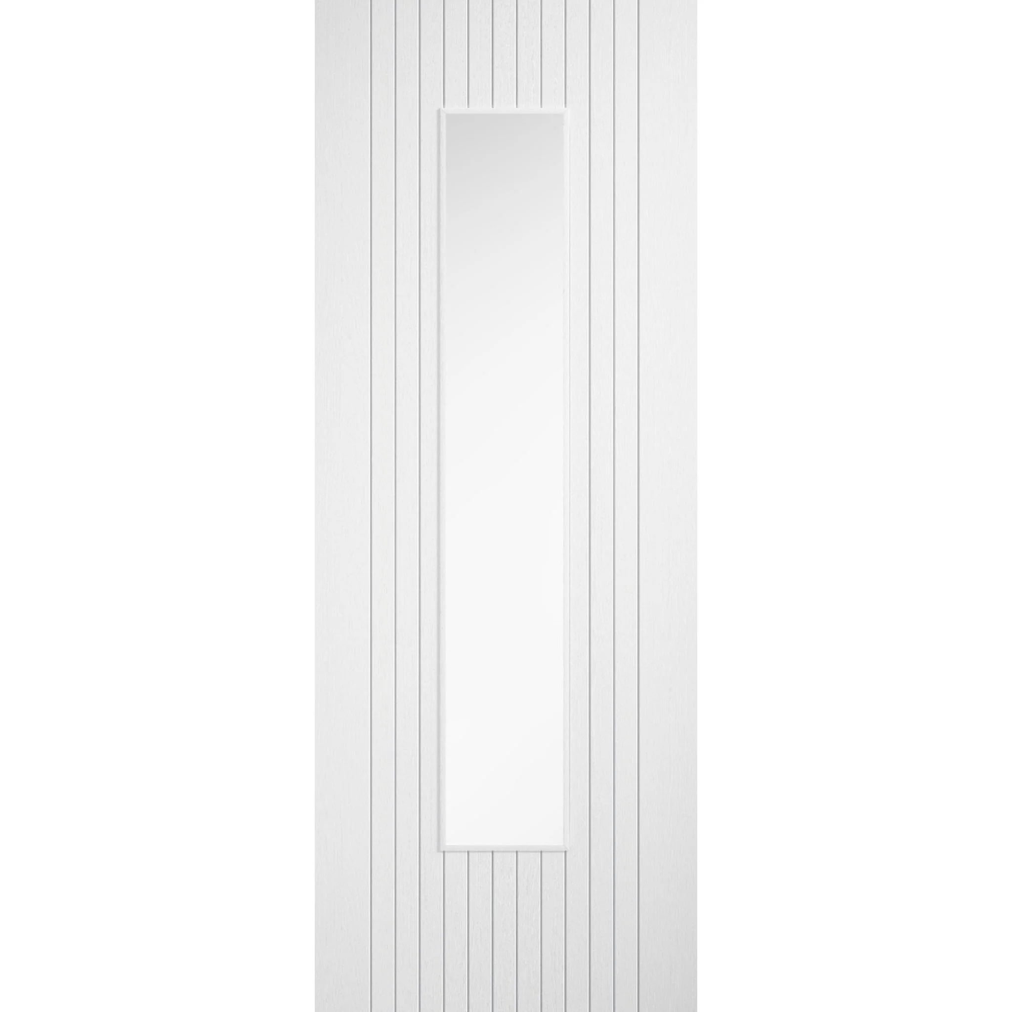Sydney White Prefinished Laminate Glazed Door