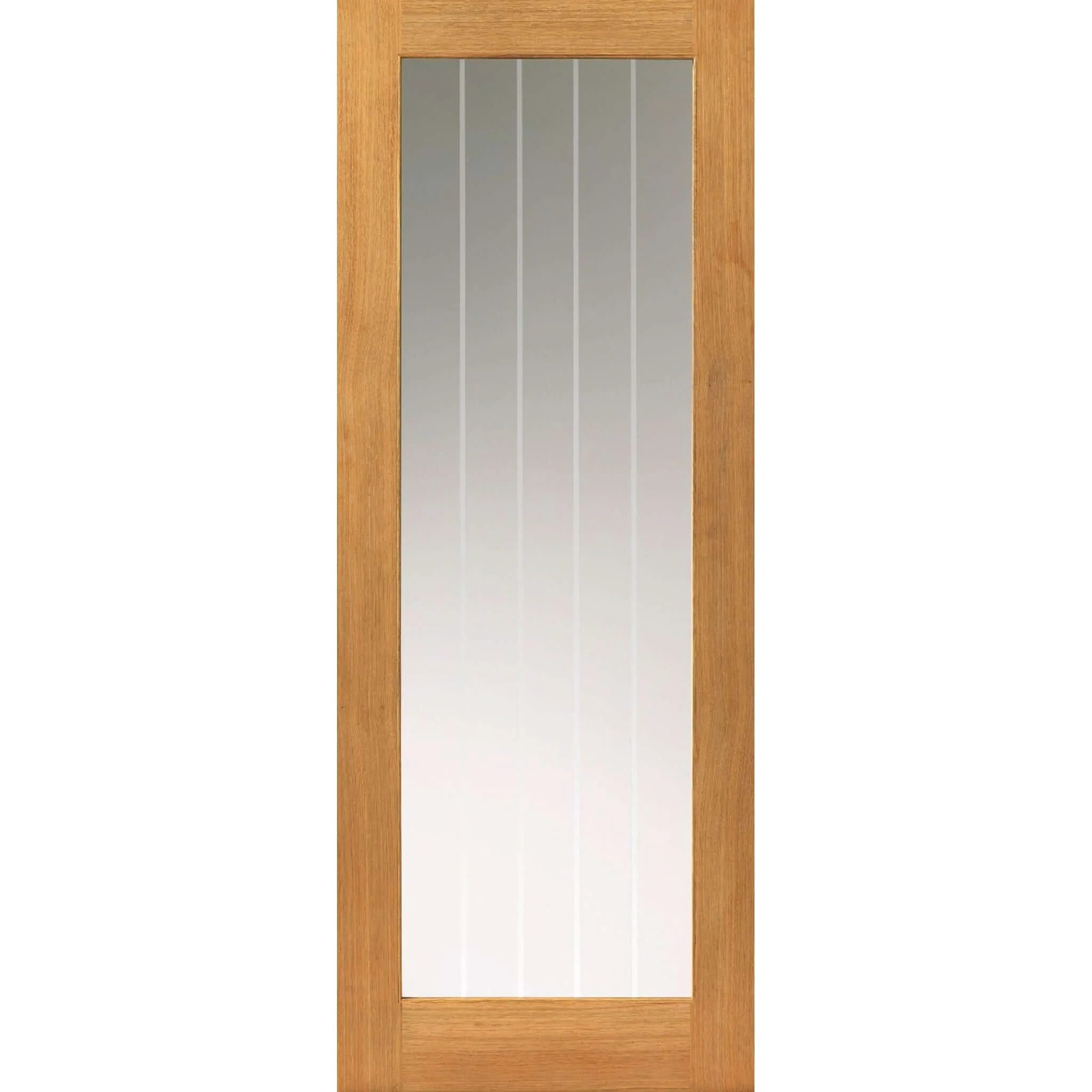 Thames 1 Light Prefinished Oak Internal Door