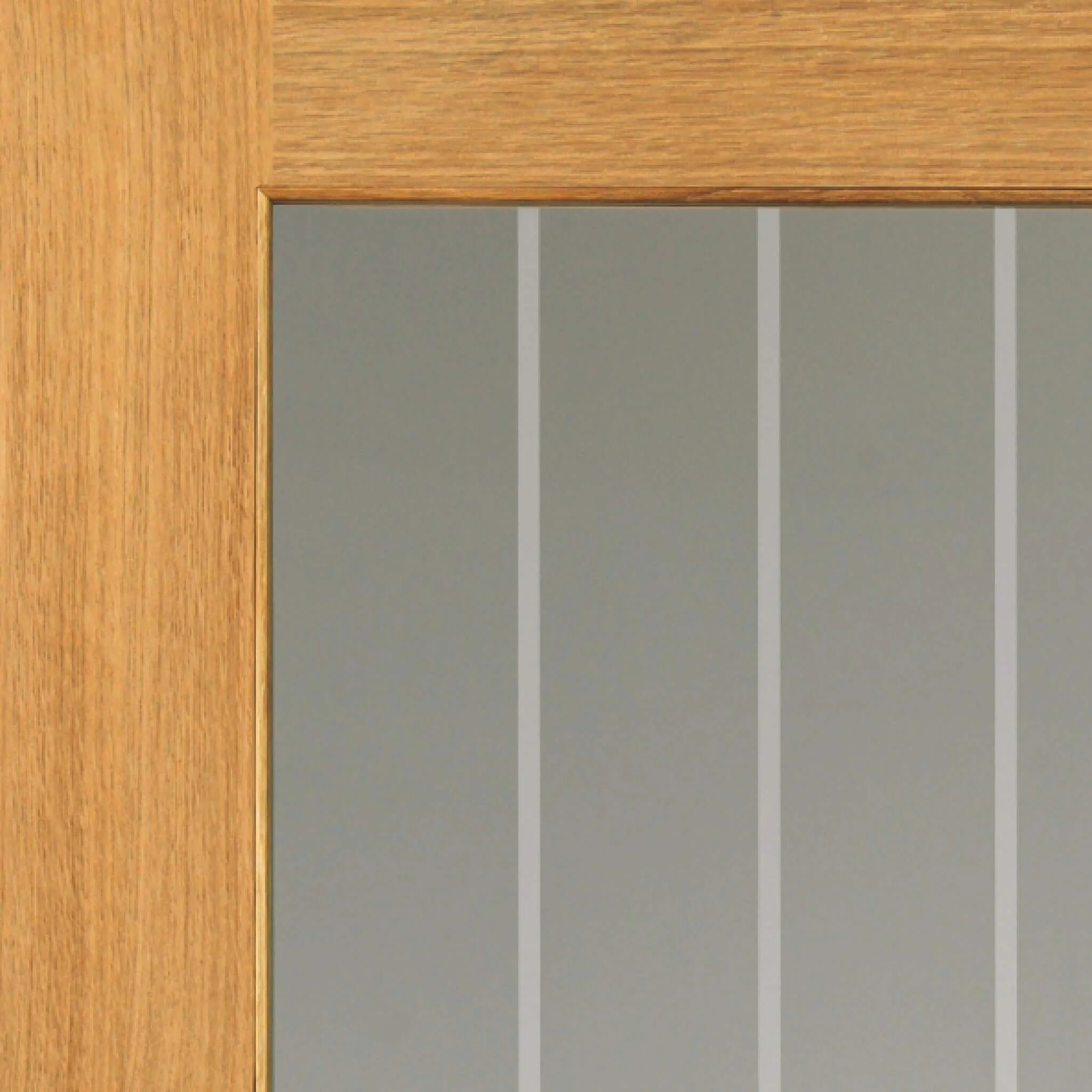 Thames 1 Light Prefinished Oak Internal Door - Image 2