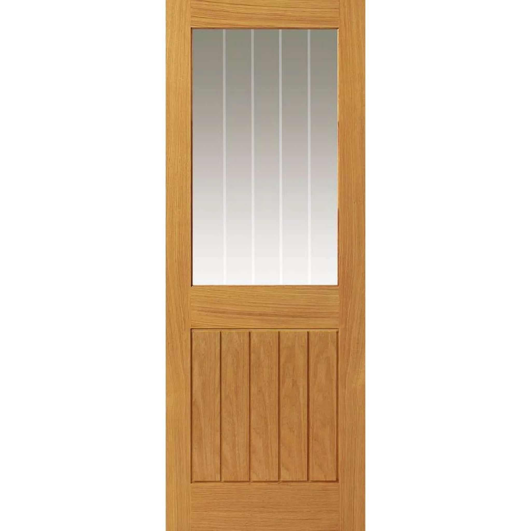 Thames Prefinished Oak Half Light Glazed Internal Door