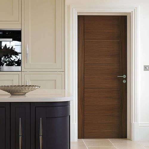 Tigris Walnut Prefinished Internal Fire Door - Image 3
