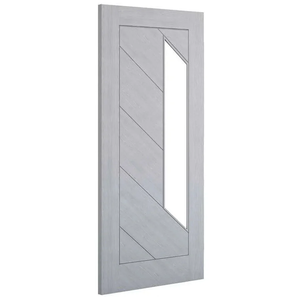 Torino Glazed Prefinished Light Grey Ash Door - Image 2