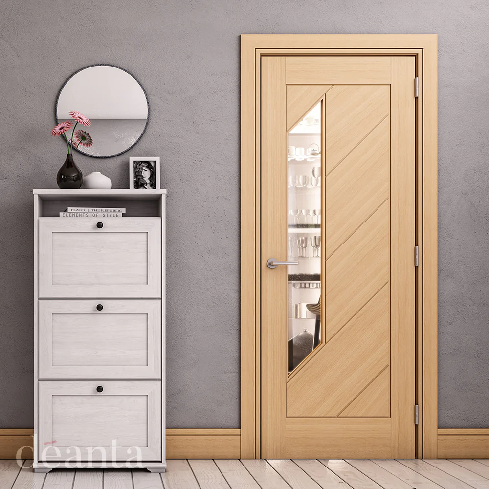 Torino Glazed Prefinished Oak Door - Image 3
