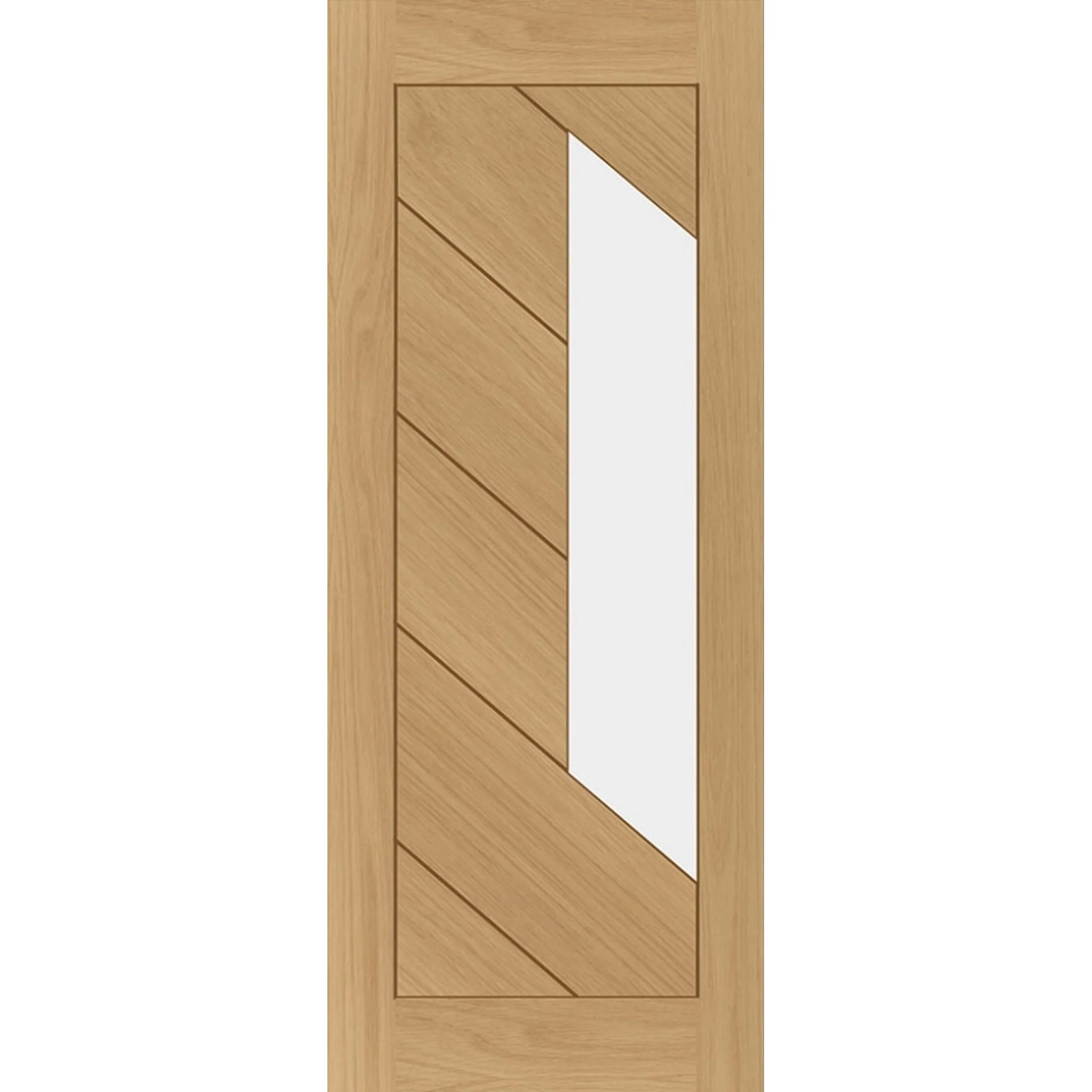 Torino Glazed Prefinished Oak Fire Door