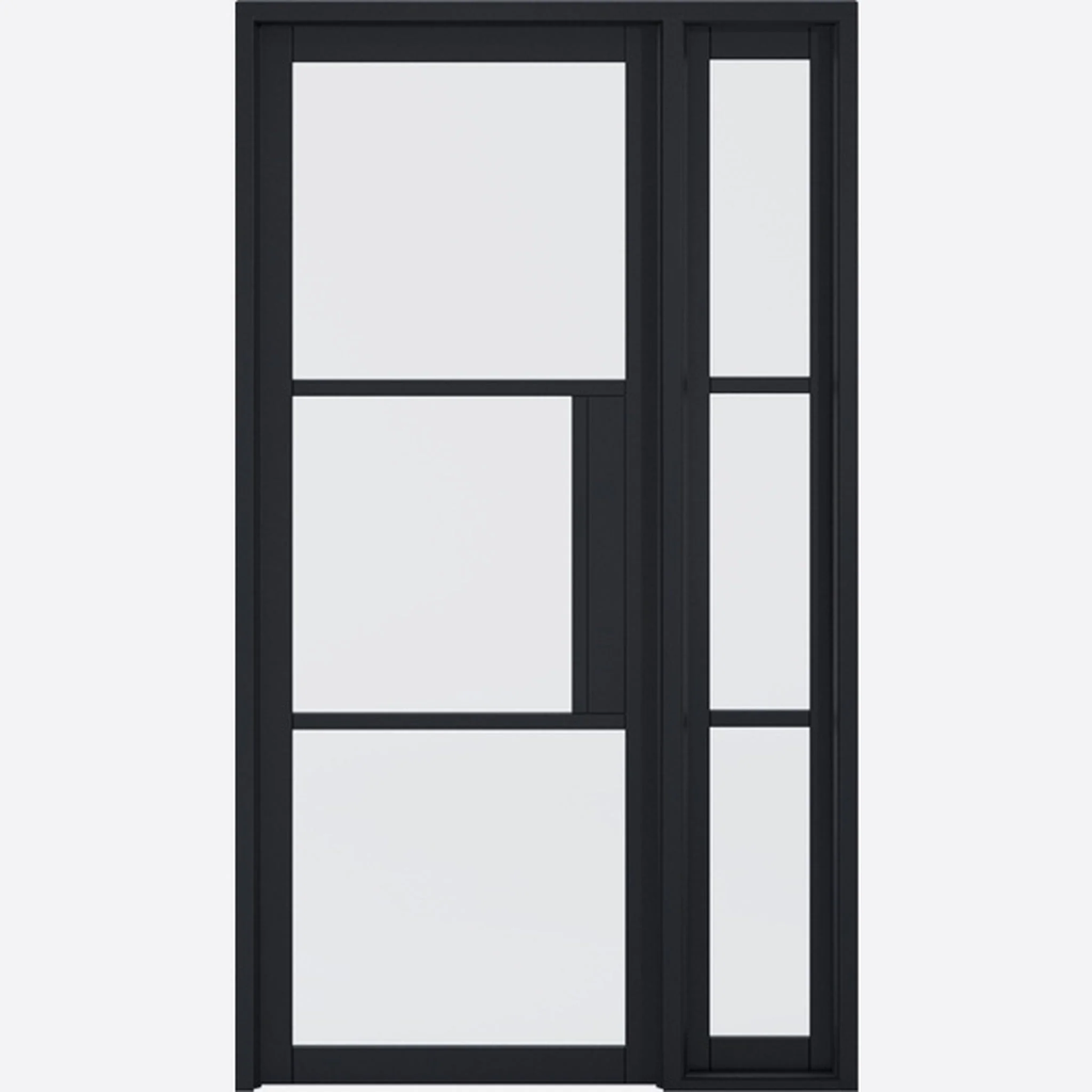 Tribeca W6 Prefinished Black Sidelight - Image 2