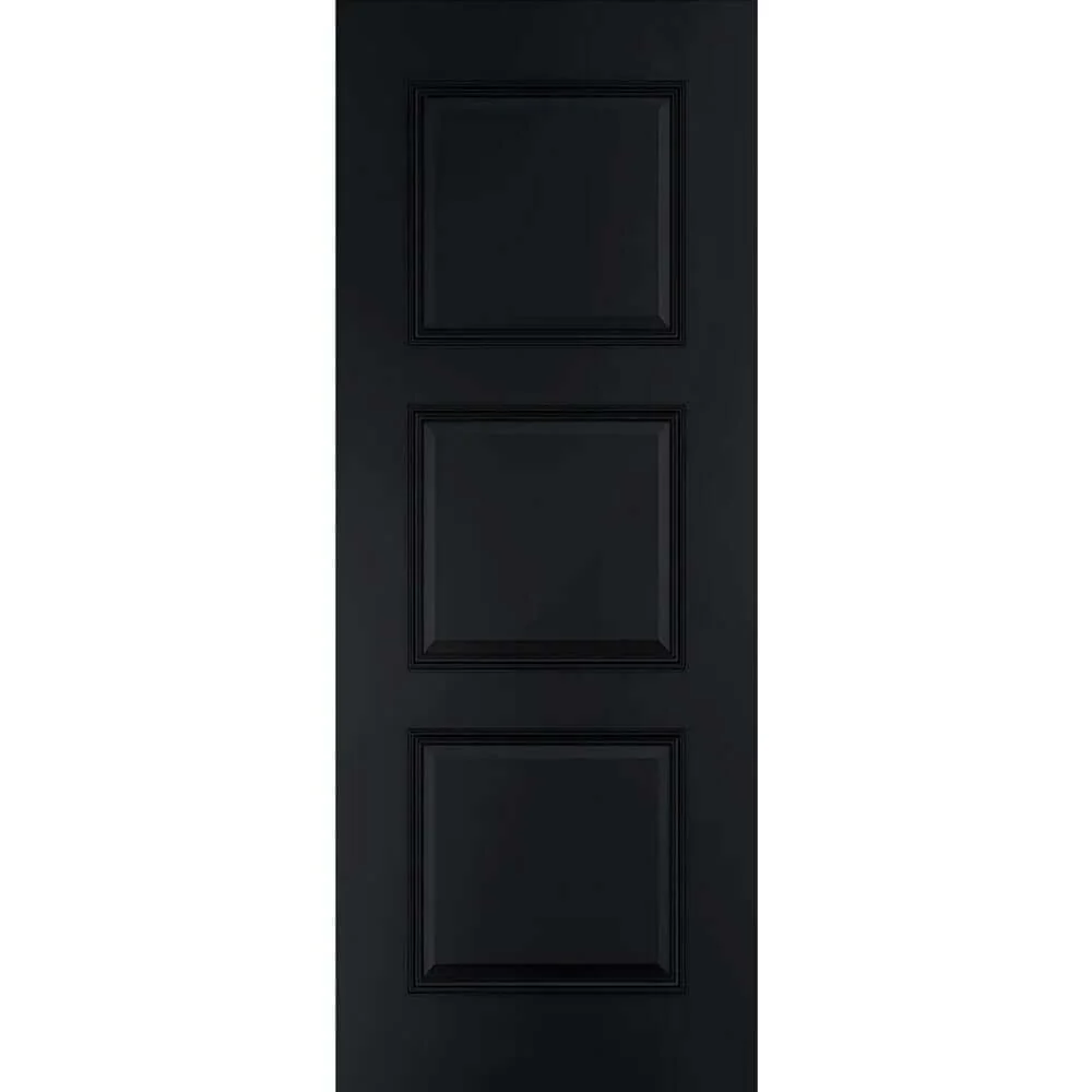 Trinity Black Prefinished FD30 Fire Door