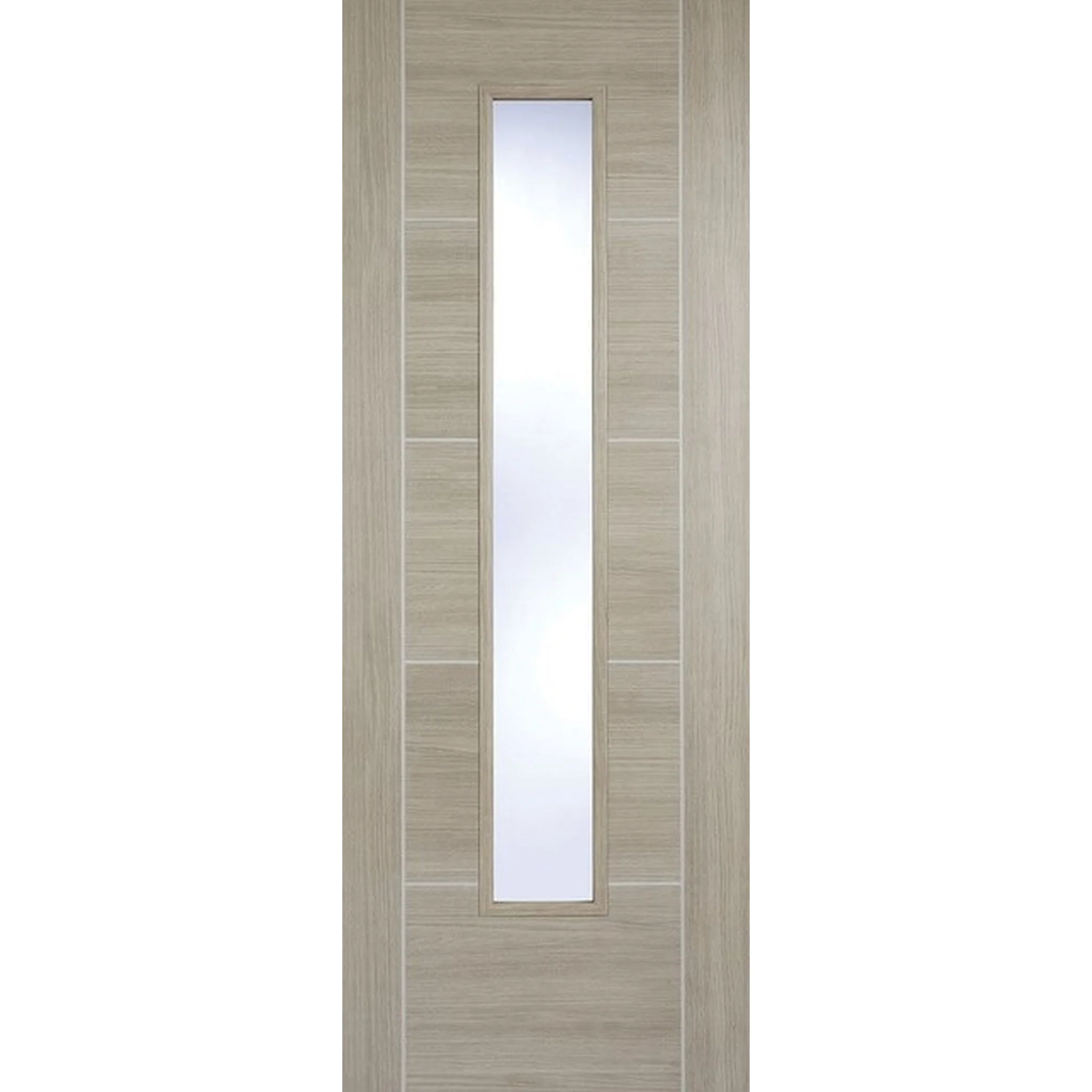 Vancouver Light Grey Laminated Glazed Internal Door