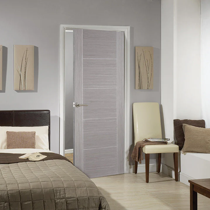 Vancouver Prefinished Light Grey Door - Image 2